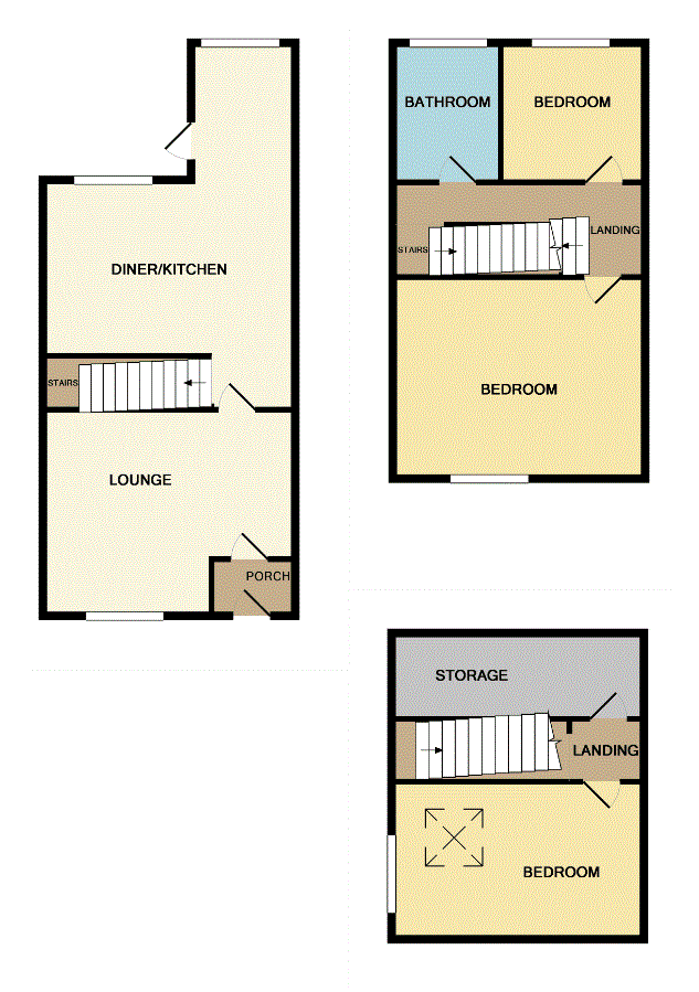 3 Bedrooms Terraced house for sale in Swan Lane, Hindley Green, Wigan WN2
