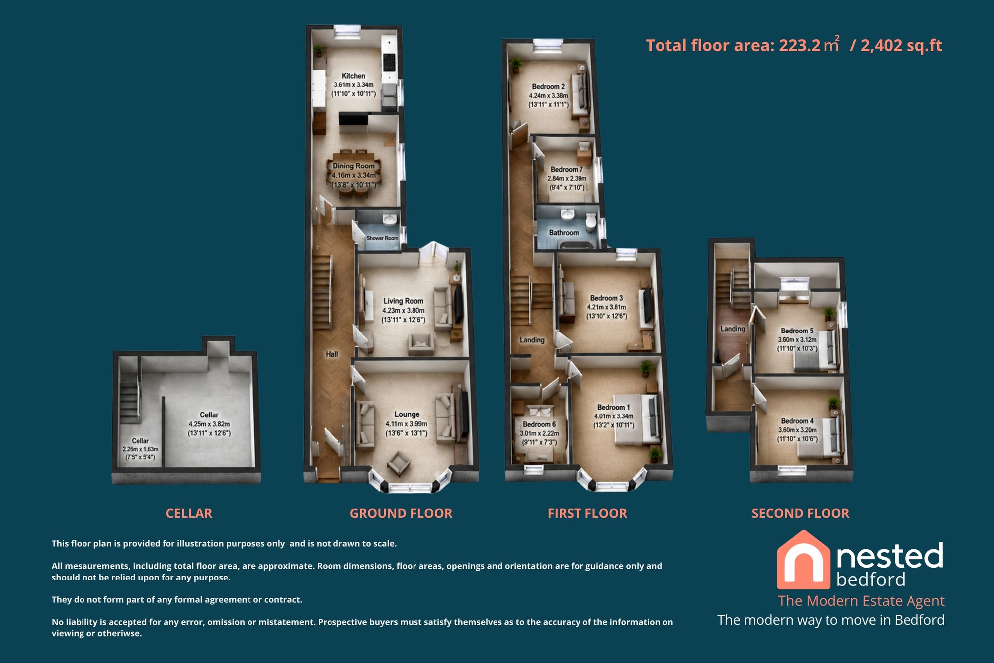 27 Rutland Road, Bedford floorplan