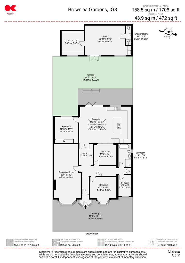 6, Brownlea Gardens, Seven Kings floorplan