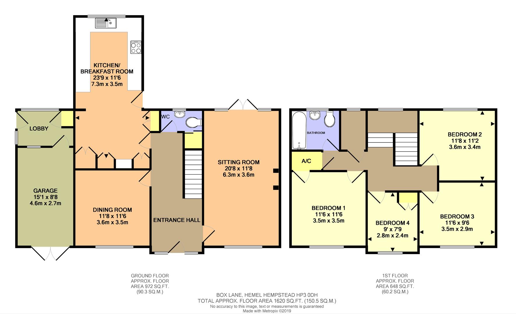 4 Bedrooms Detached house for sale in Box Lane, Hemel Hempstead HP3