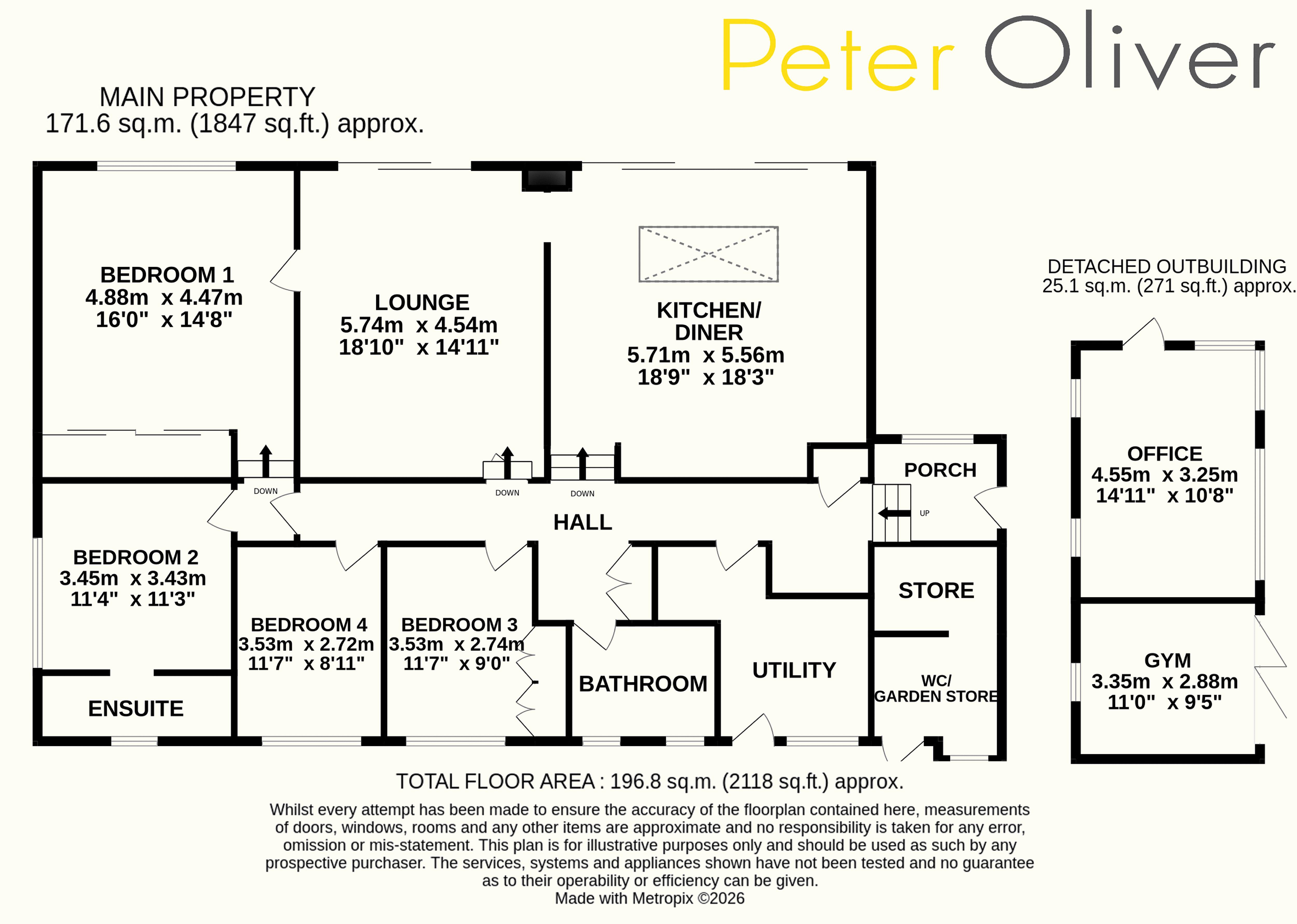 Grayshaws, London Road, Crowborough floorplan