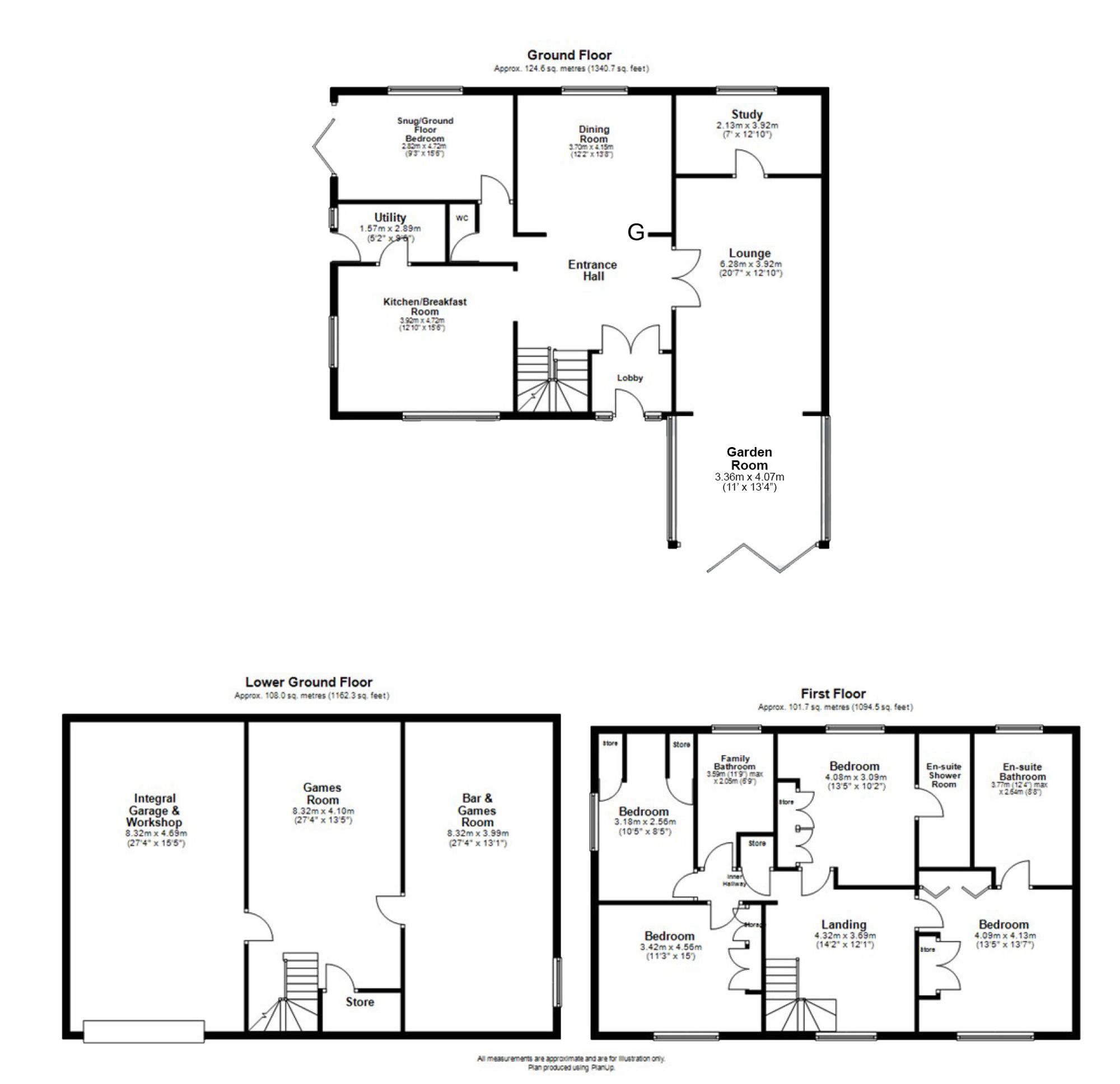 The Gables, Hexham floorplan