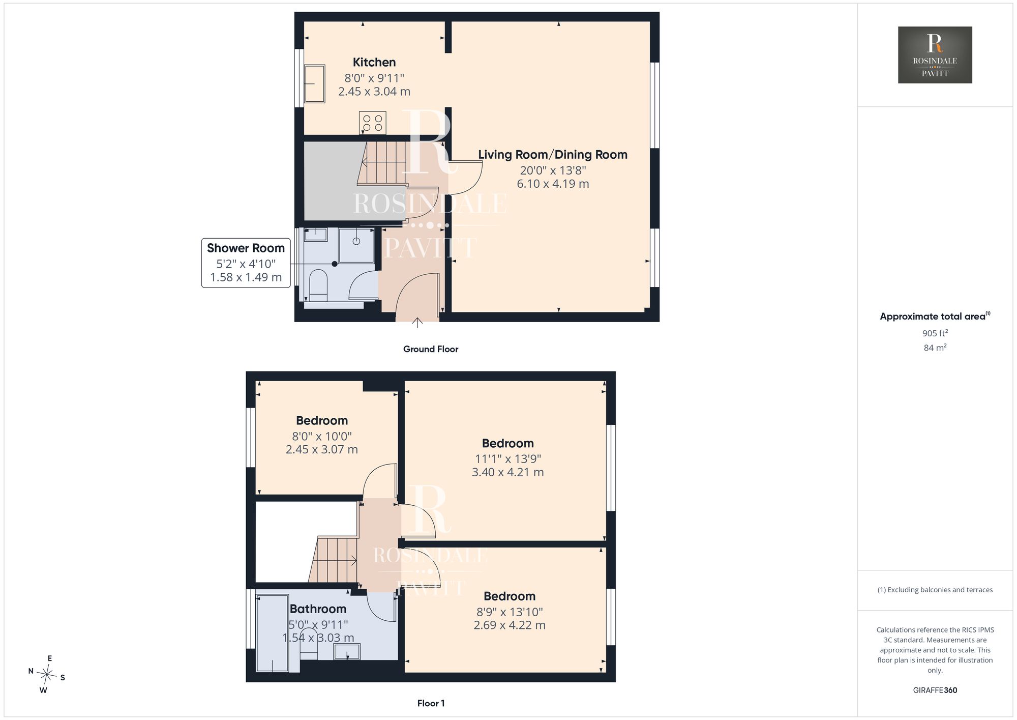 16 Dinorben, Wallington floorplan