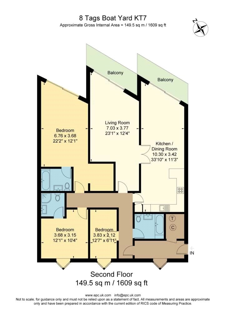 Taggs Boatyard, 40 Summer Road, Thames Ditton, Surrey KT7, 3 bedroom