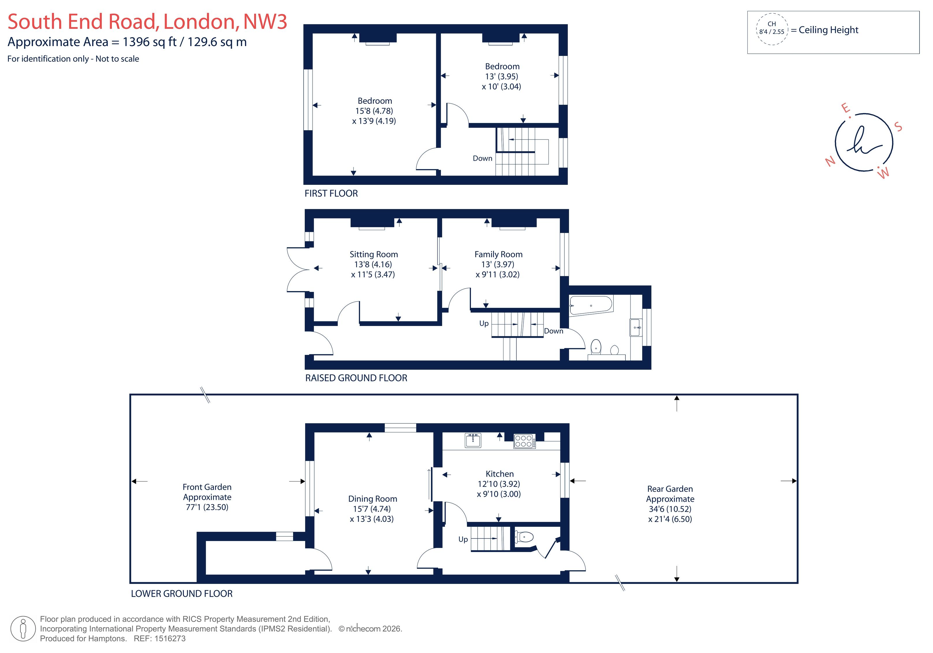 South End Road, London floorplan