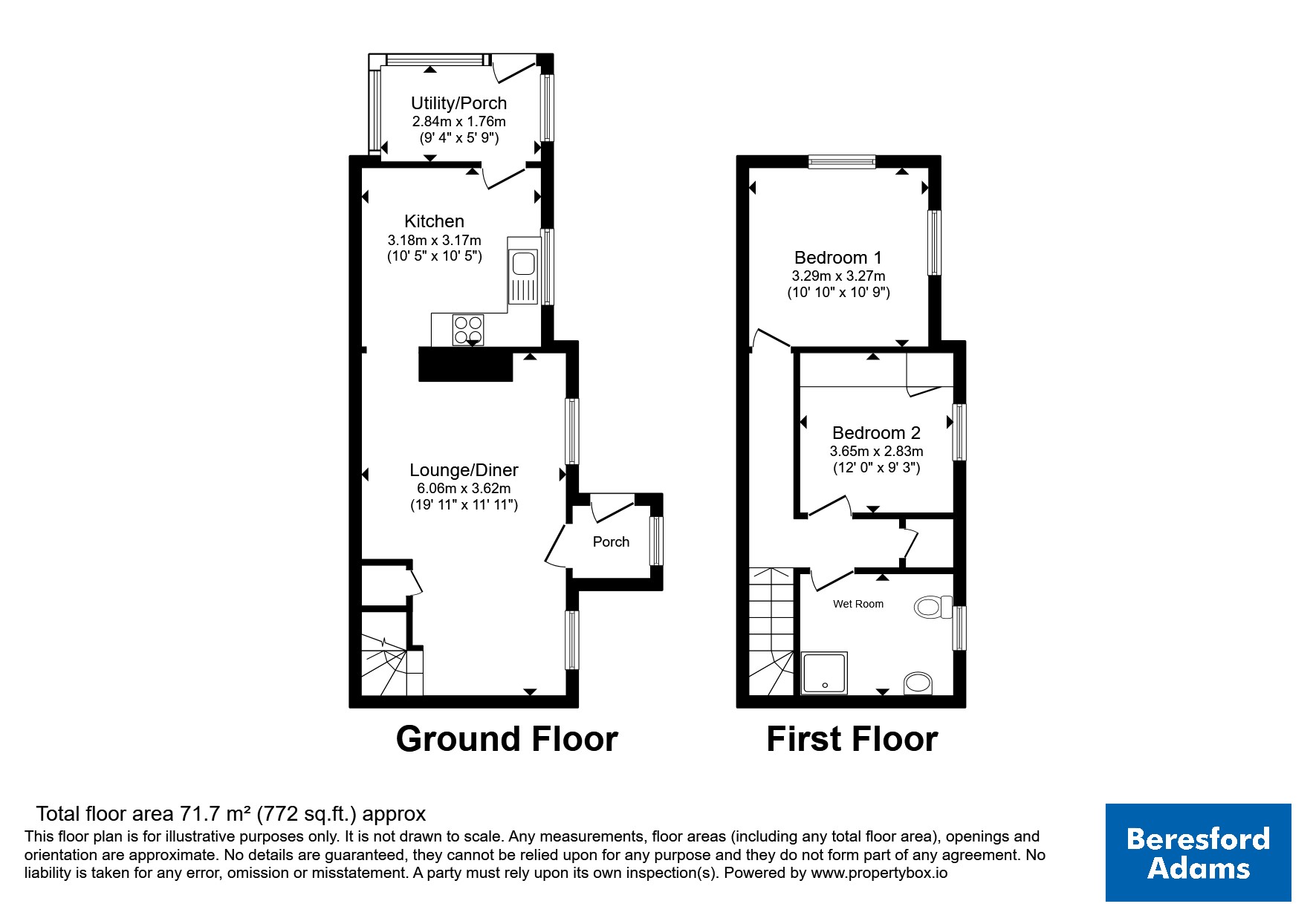 92, High Street, Wrexham floorplan