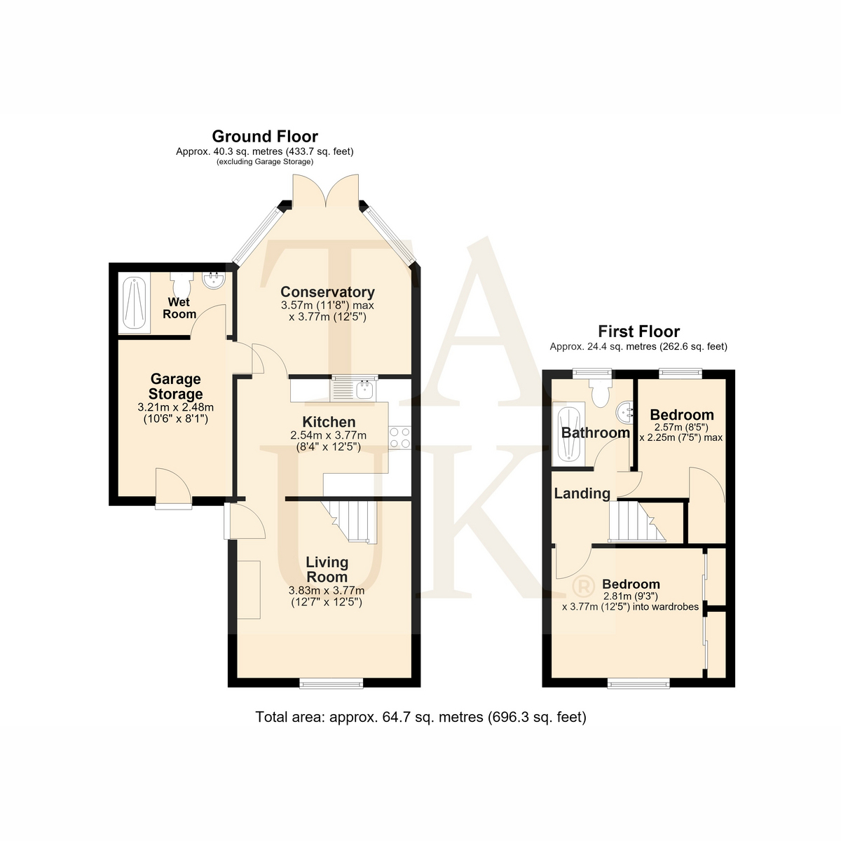 9, Lacon Close, Kidderminster floorplan