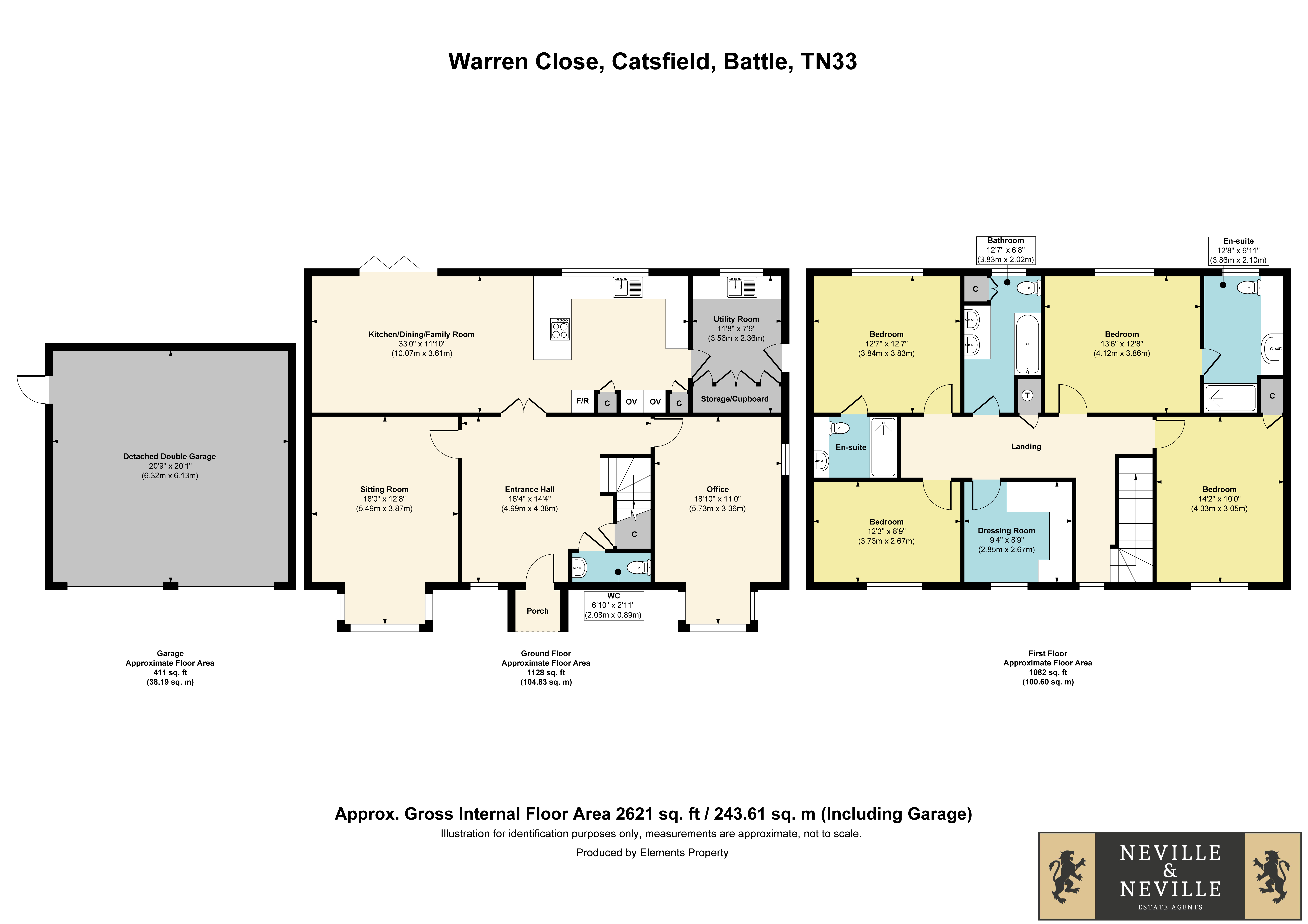 6,, Warren Close, Battle floorplan