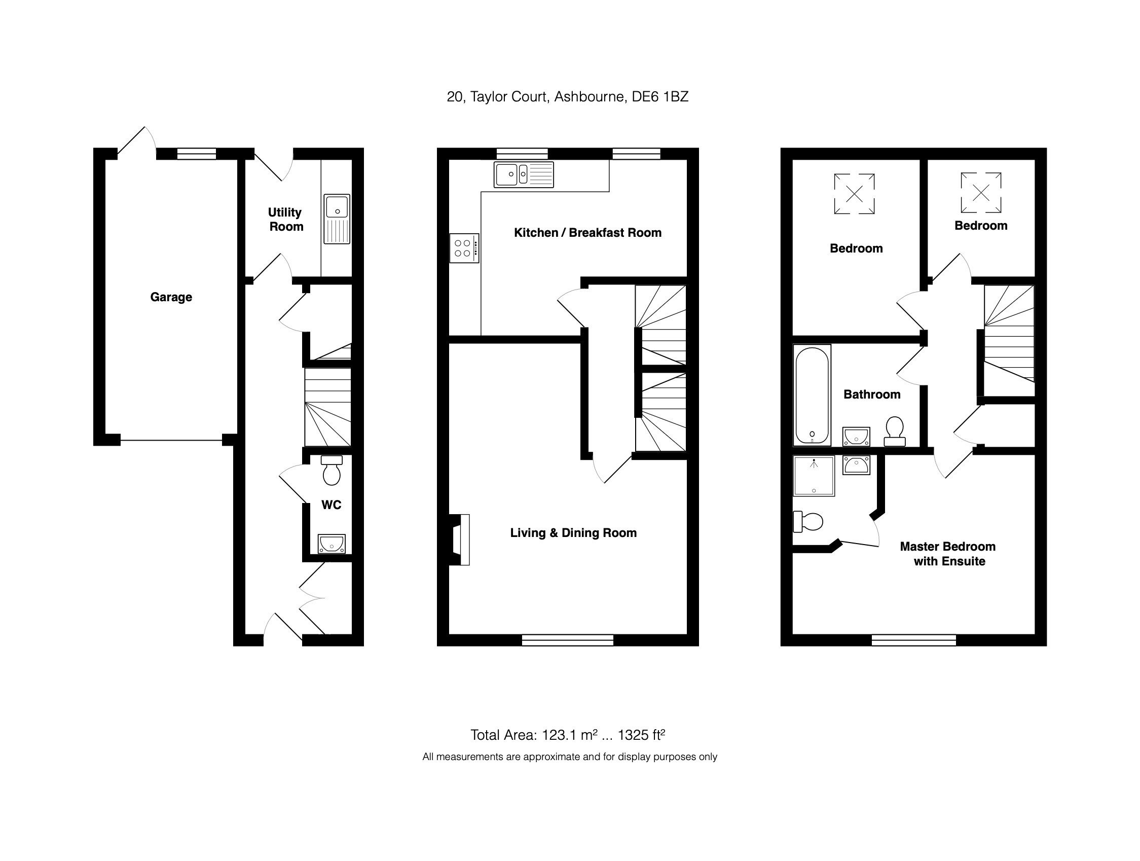 Taylor Court, Ashbourne Derbyshire floorplan