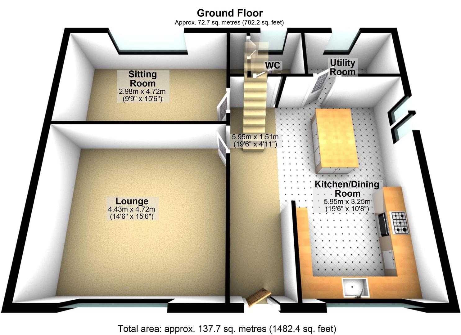 4 Bedrooms Detached house for sale in Crossbank House, Higher Crossbank, Lees, Oldham OL4