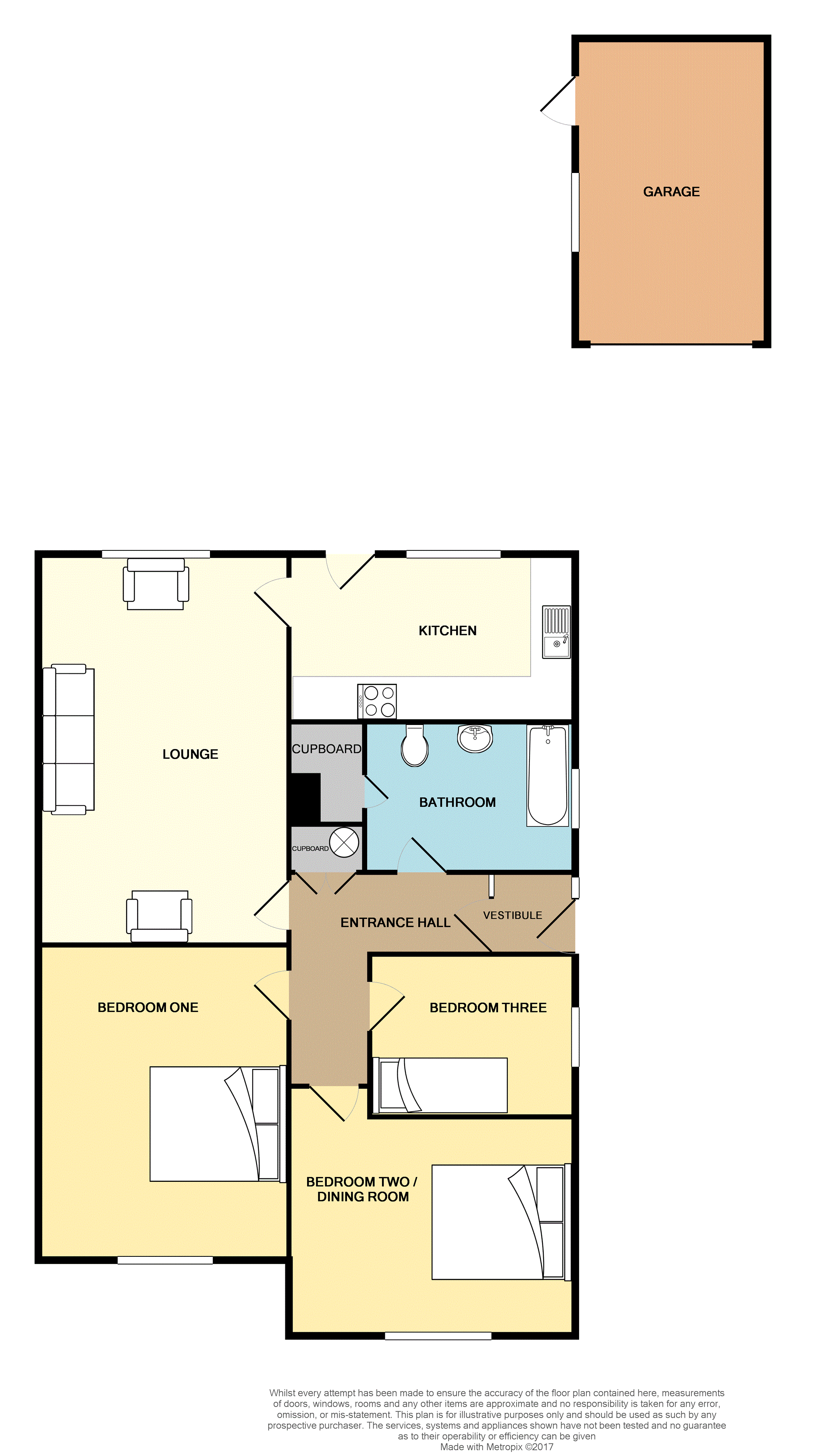 3 Bedrooms Semi-detached bungalow to rent in Crossfield, Hutton, Preston PR4