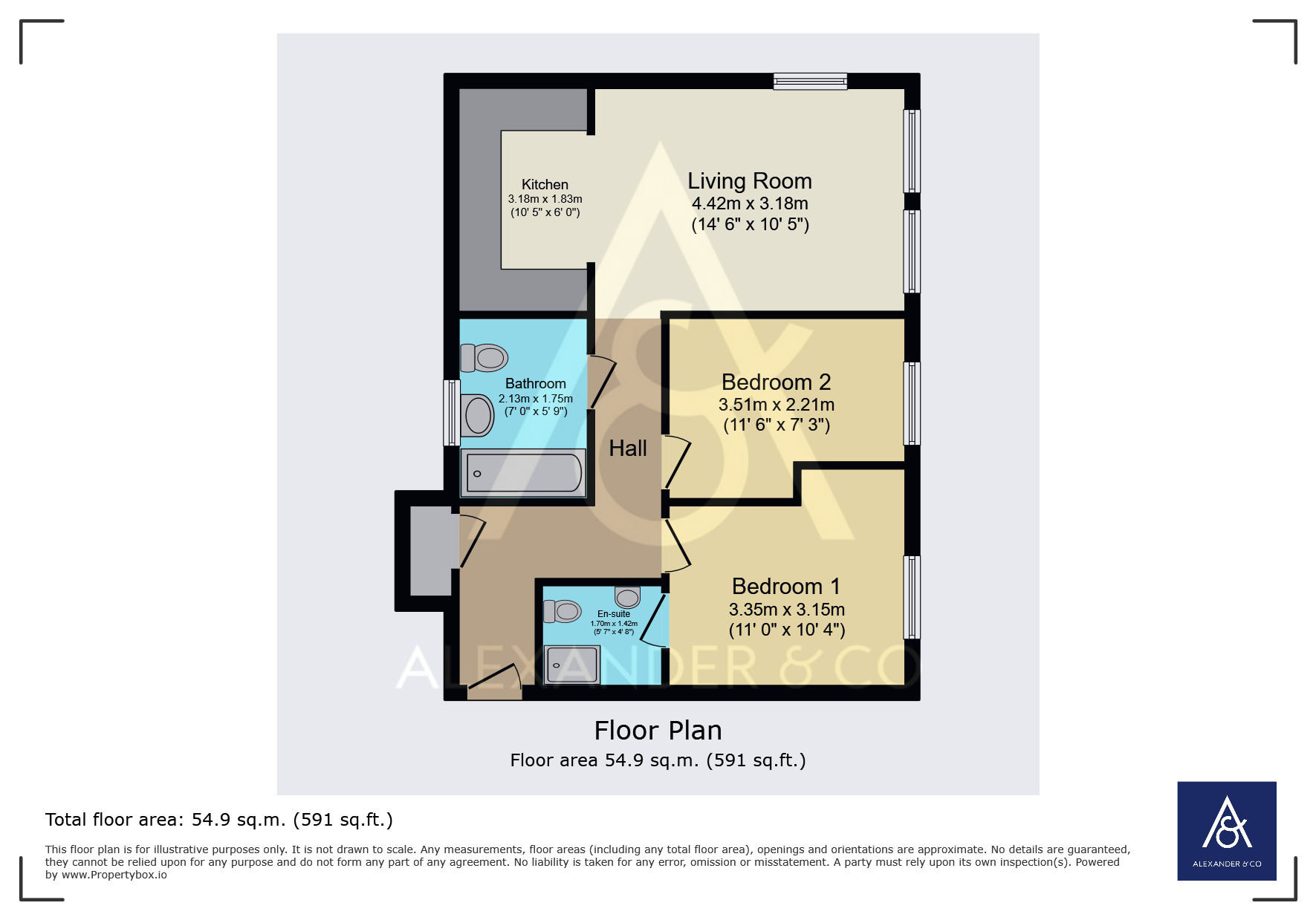 83 Nymet Court,, Pine Street, Buckinghamshire floorplan