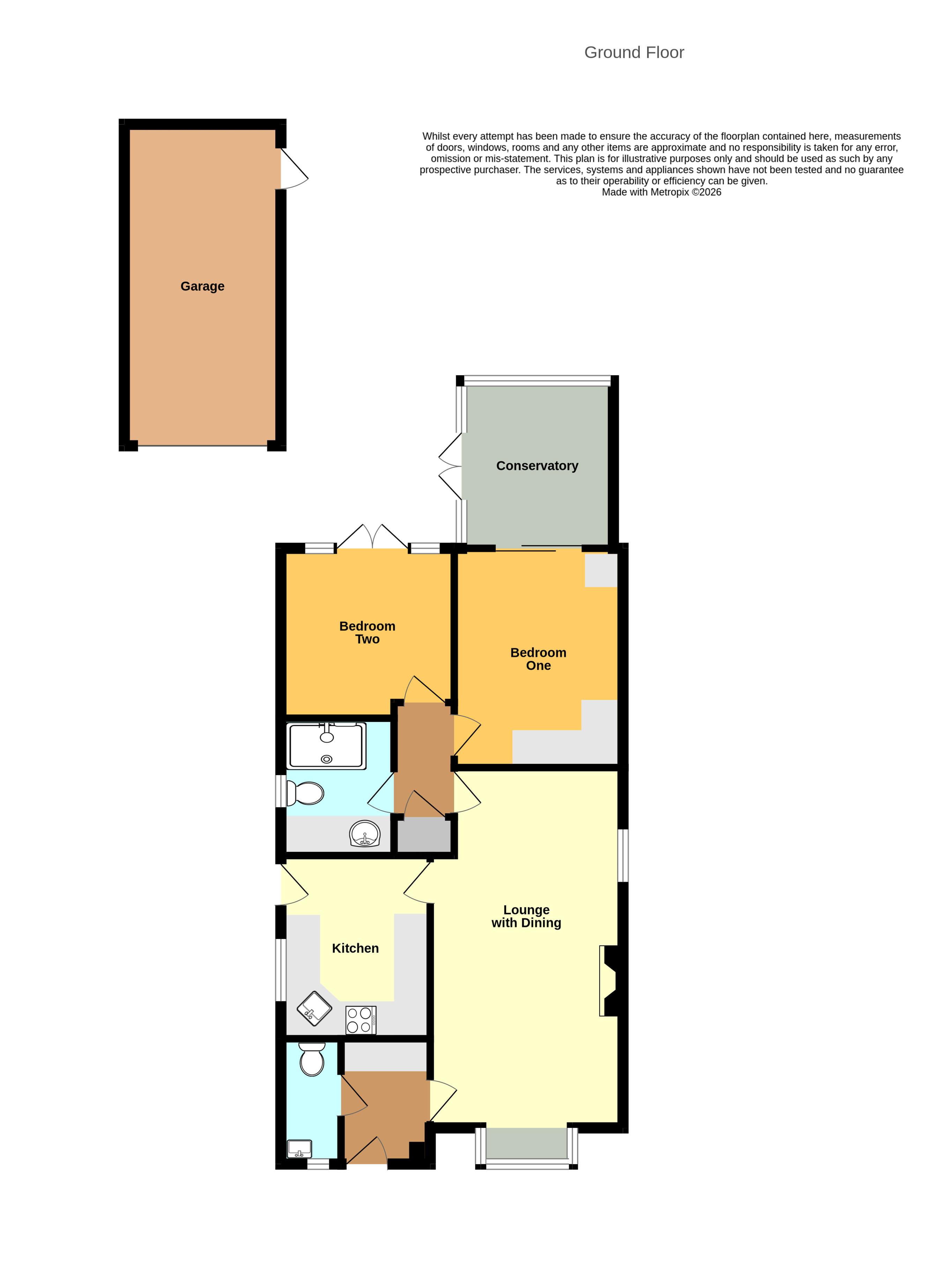 Sunbury Avenue, Lichfield floorplan
