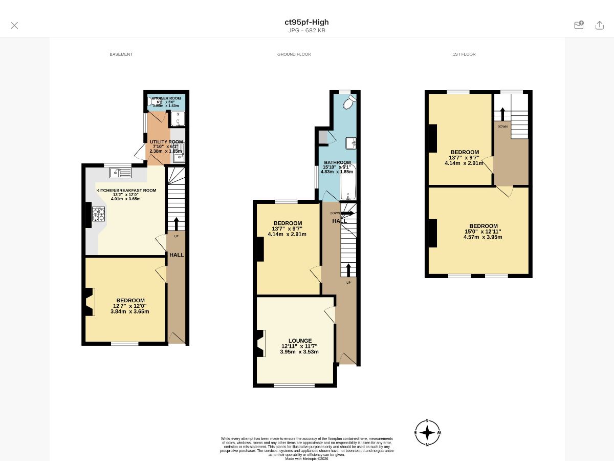 19 Crow Hill Road, Margate floorplan