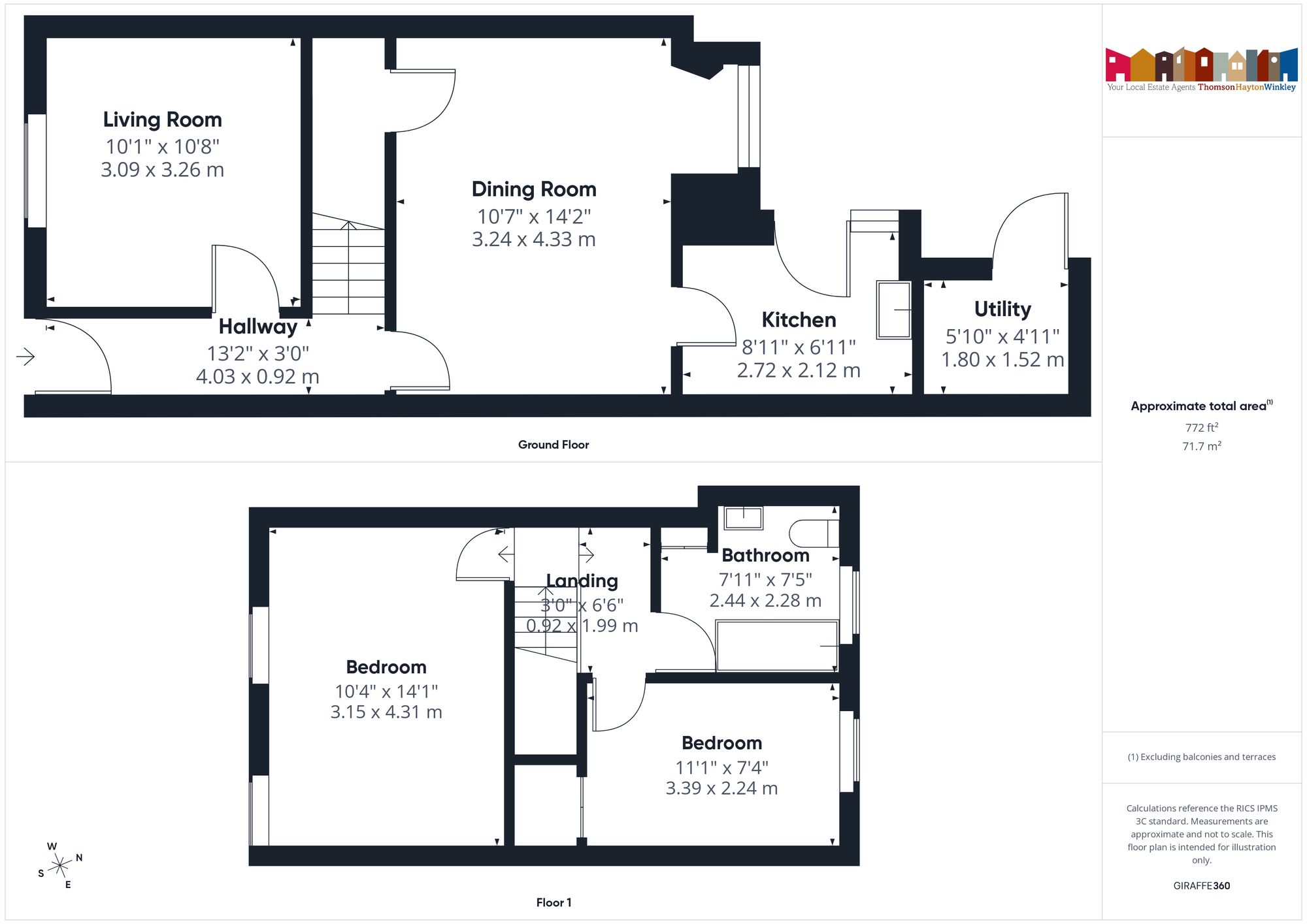 3 Crook Lea, Kendal floorplan