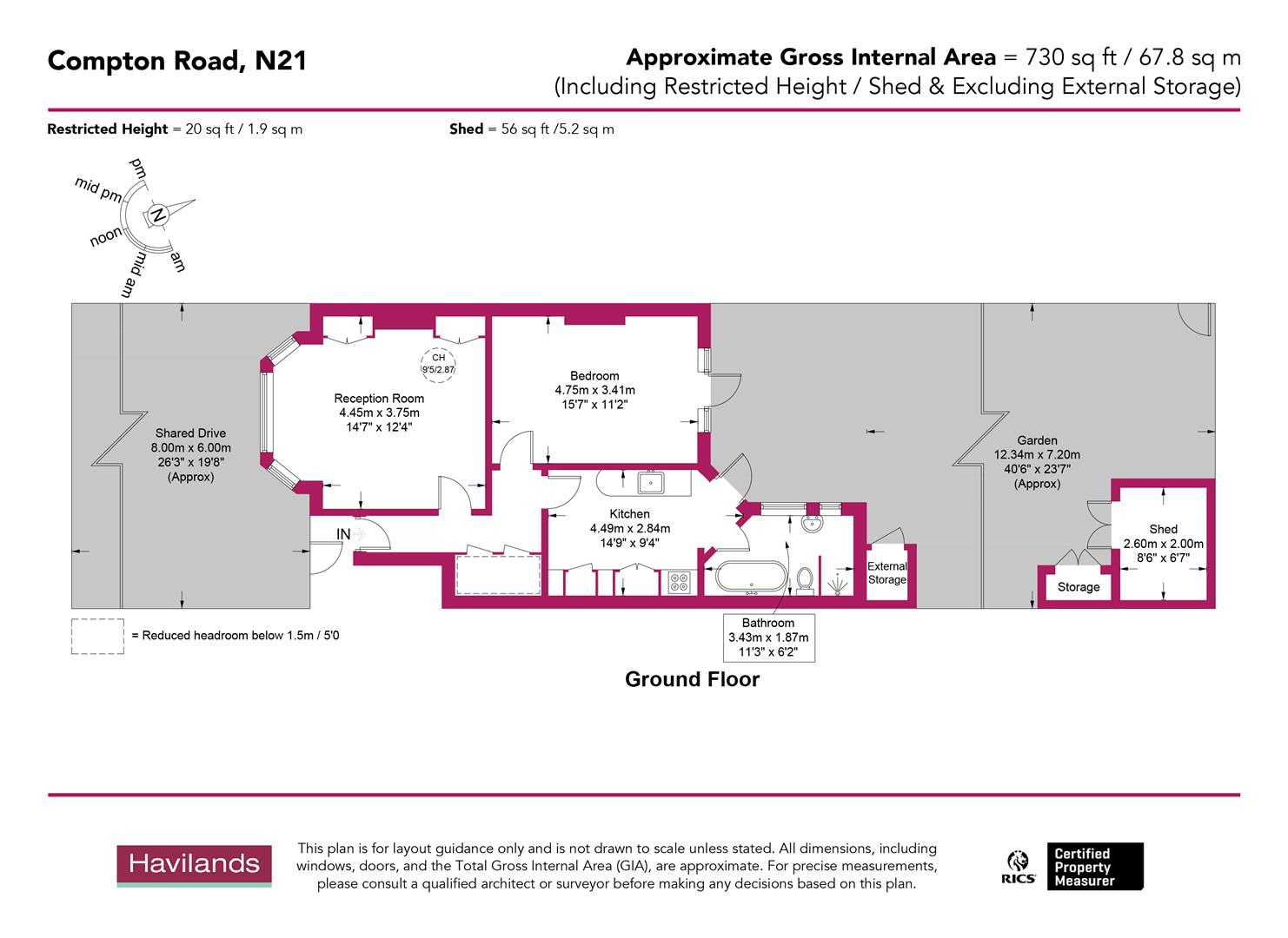 52a, Compton Road, Winchmore Hill floorplan