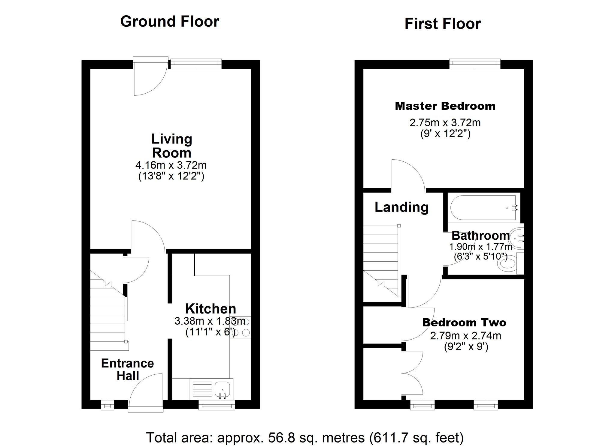 31, Montpelier Close, Billericay floorplan