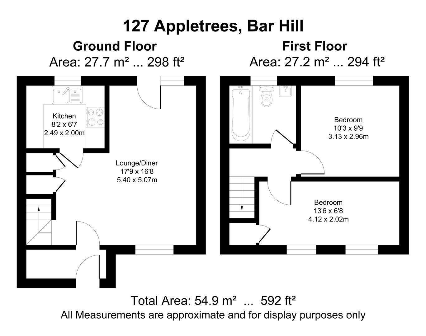 127, Appletrees, Bar Hill floorplan
