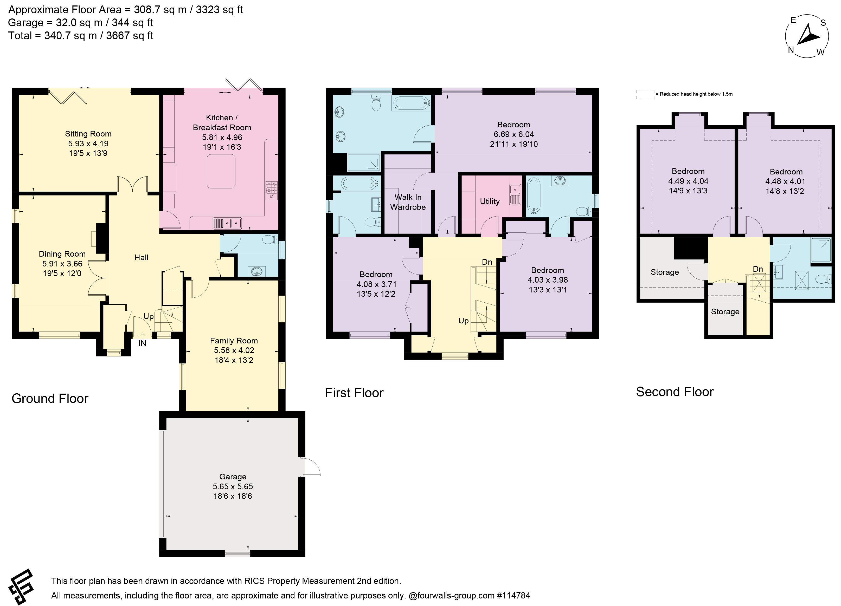 1, Anners Close, Egham floorplan