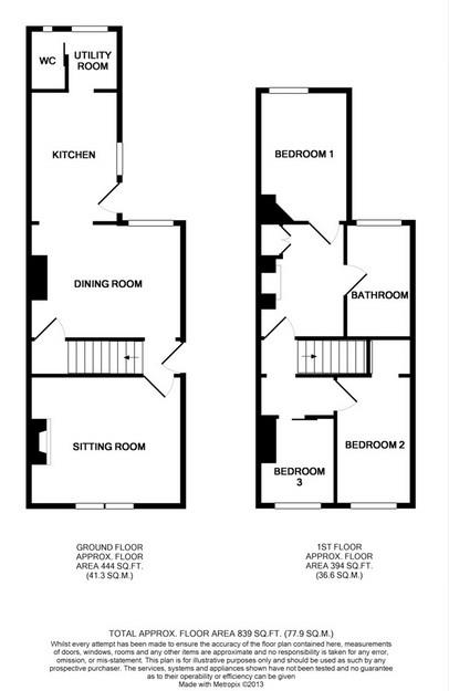 13, Buckhurst Avenue, Kent floorplan