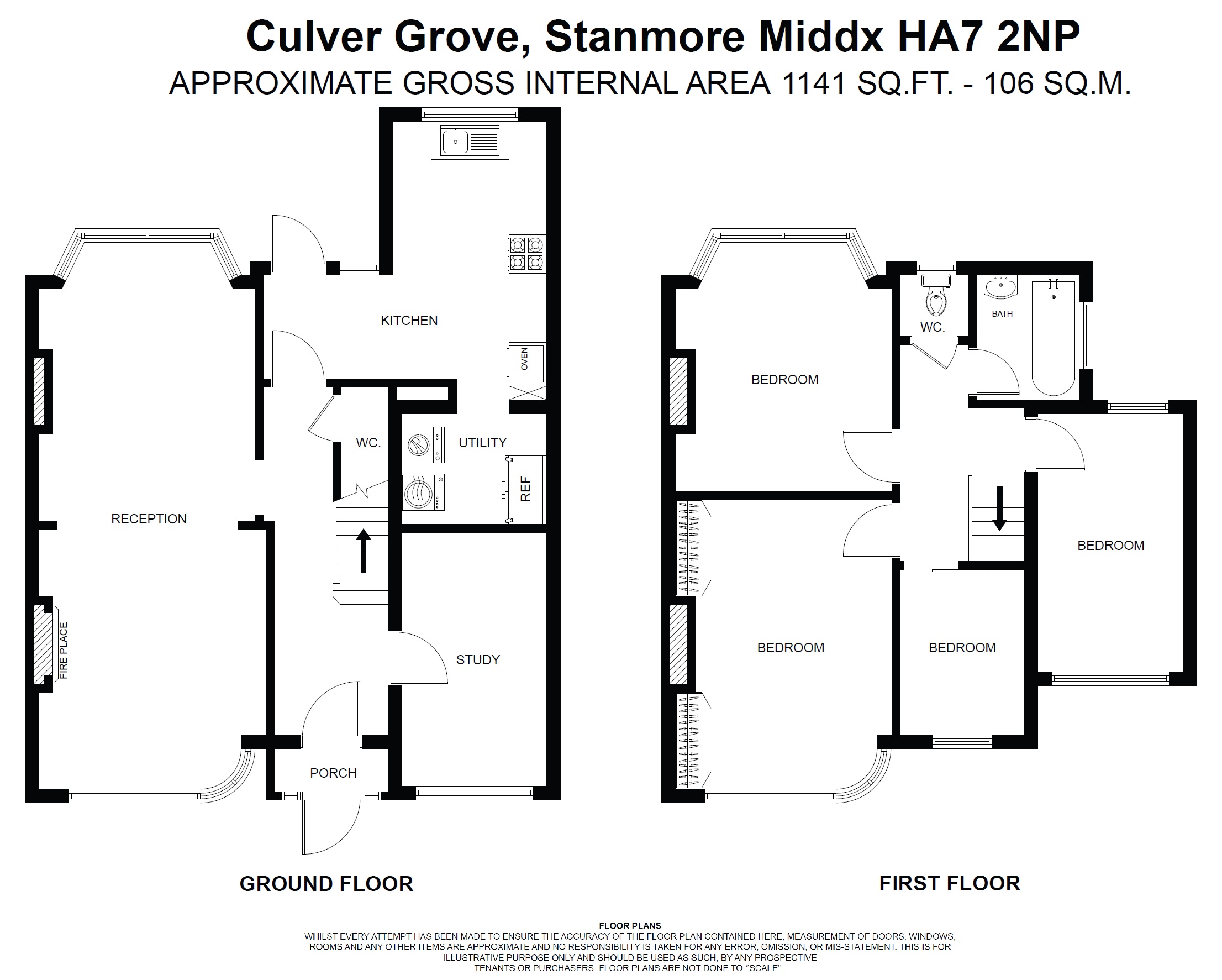 Culver Grove, Stanmore floorplan