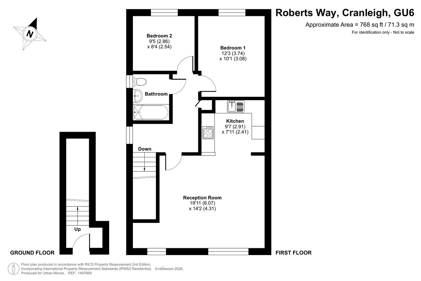 2, Roberts Way, Cranleigh floorplan