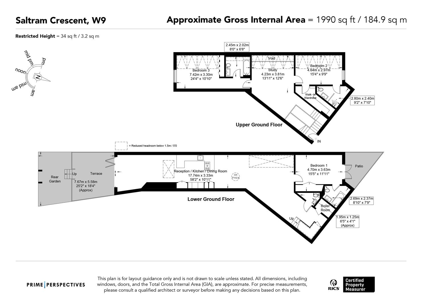 122, Saltram Crescent, Maida Vale floorplan