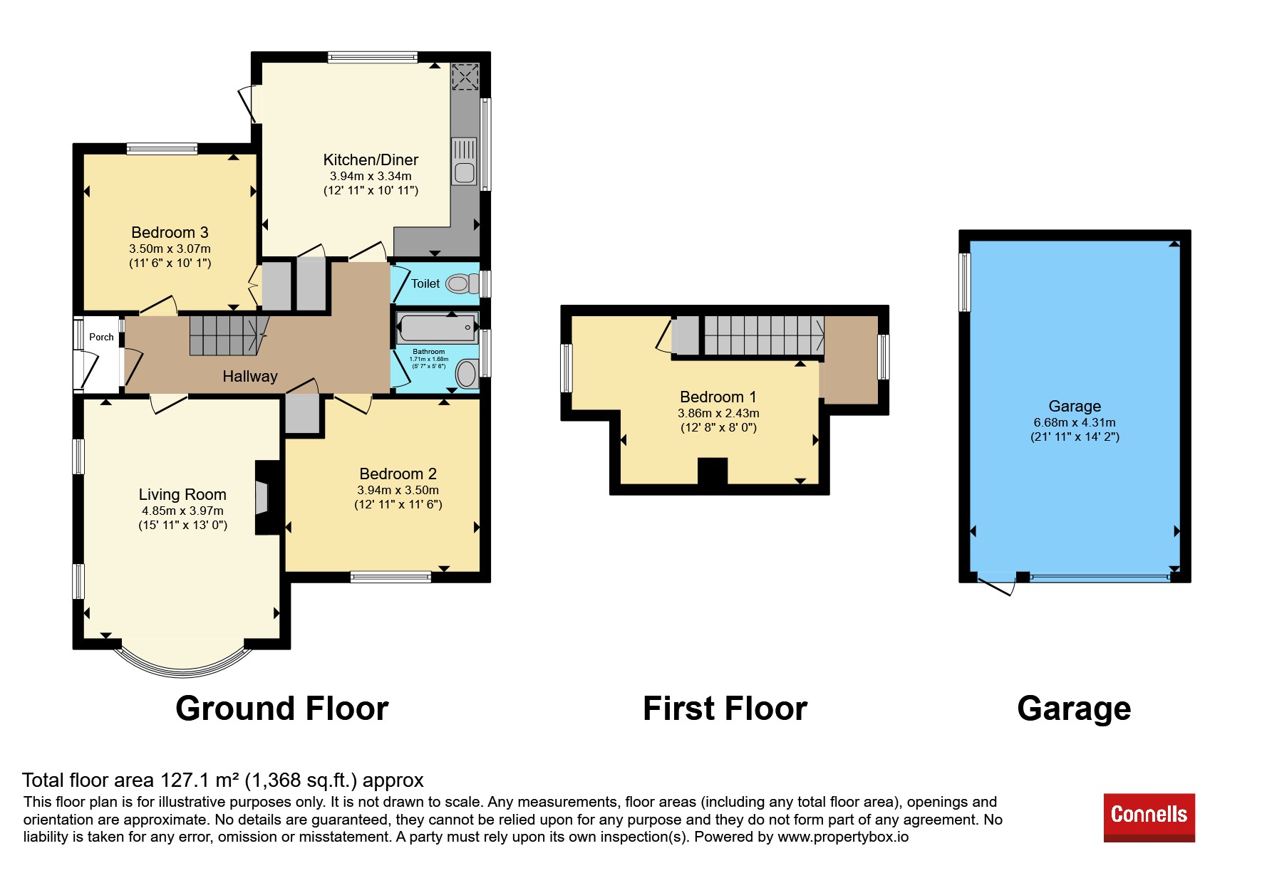 16, Cavendish Close, Horsham floorplan