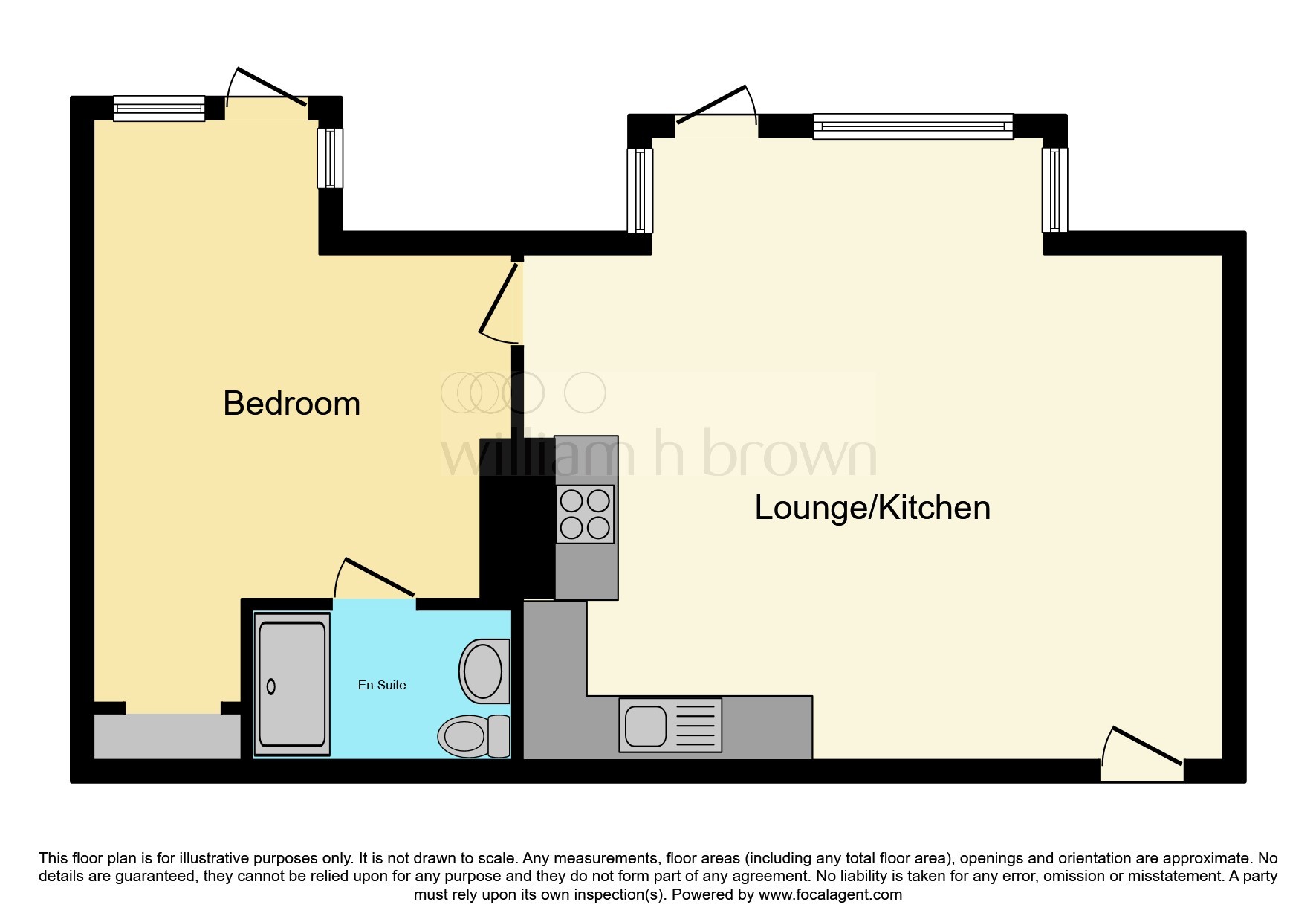 Flat 1, Bracondale, Overstrand Road, Cromer floorplan
