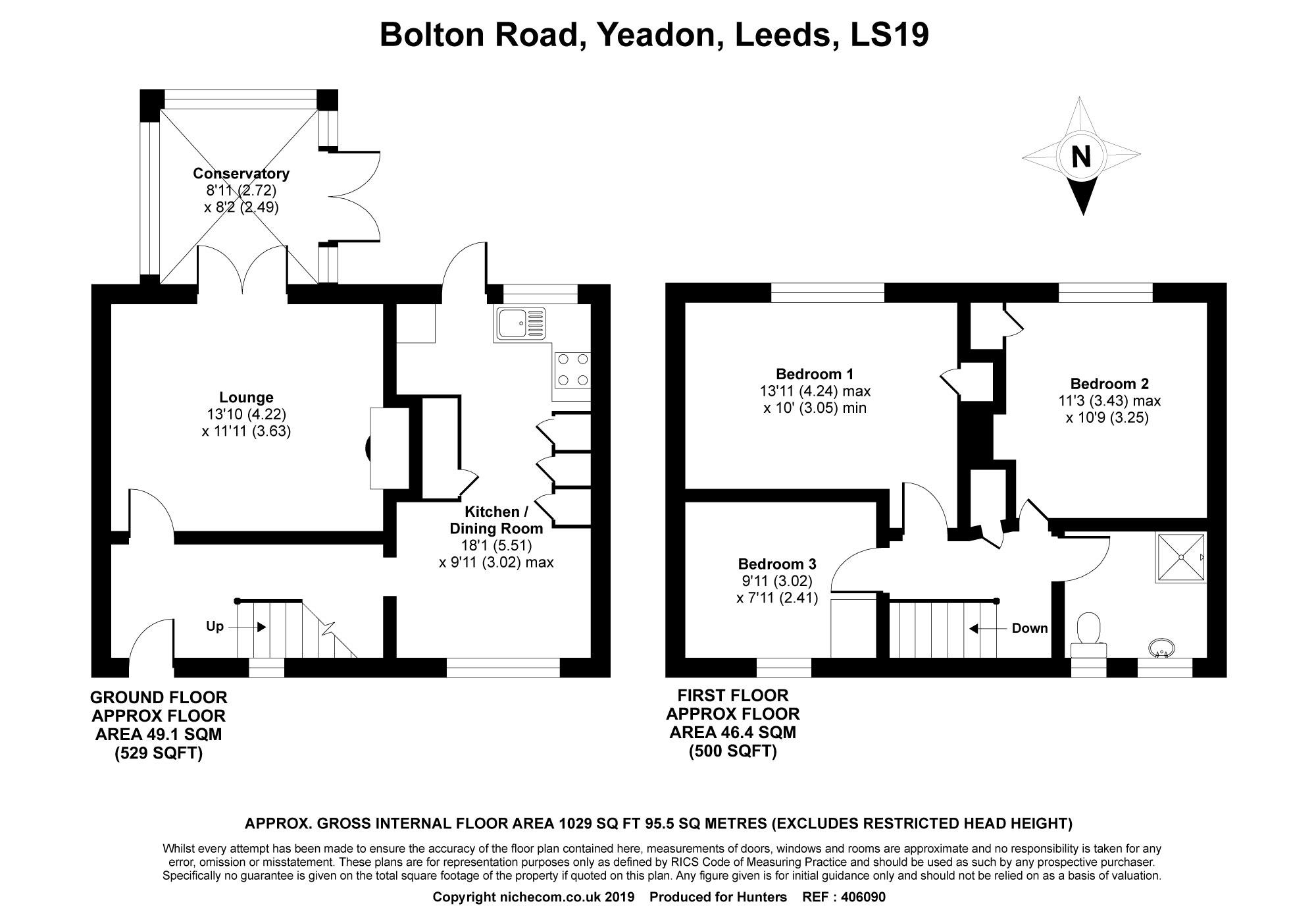 3 Bedrooms Terraced house for sale in Bolton Road, Yeadon, Leeds LS19