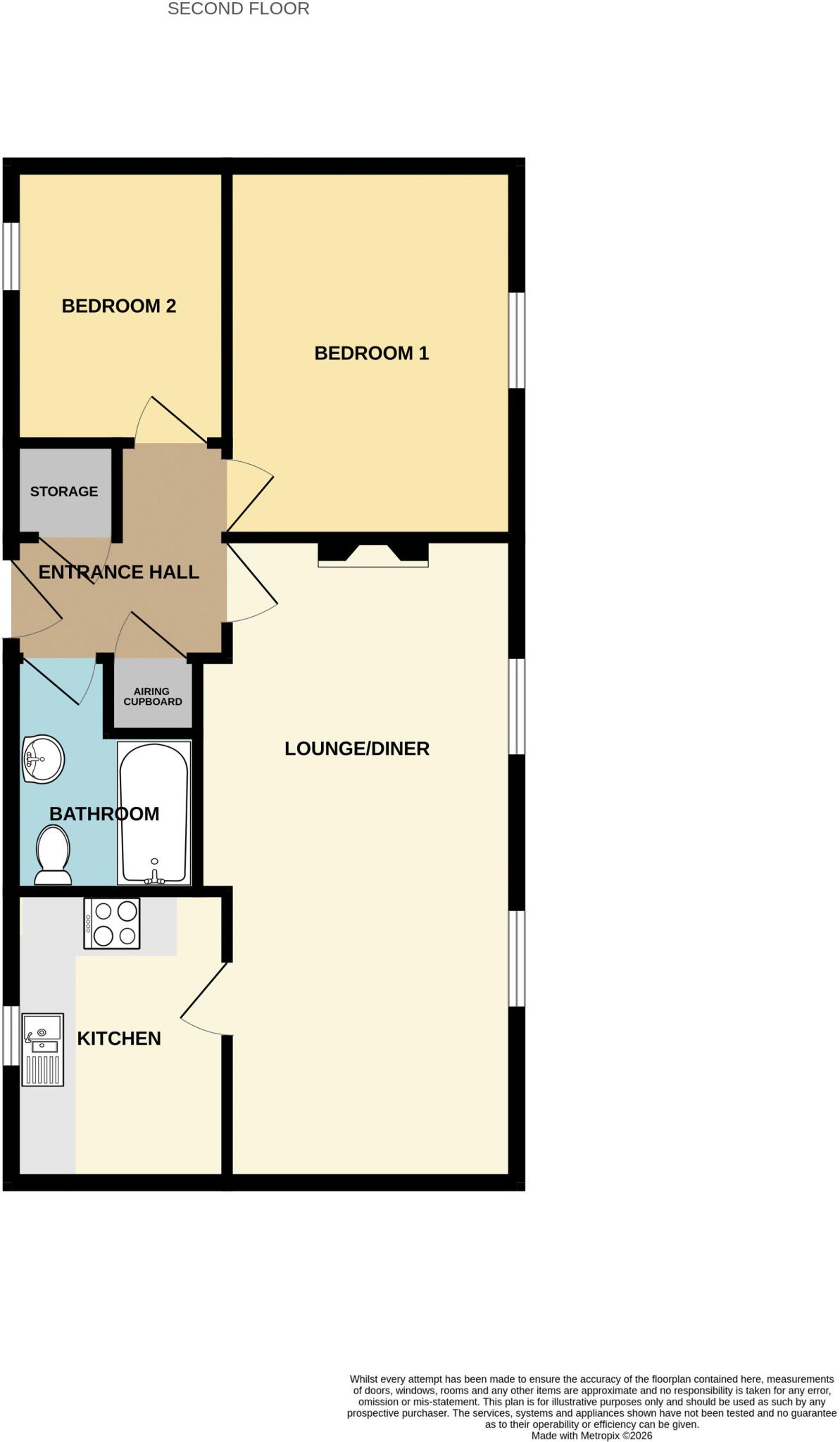 72 Rowan Place, Weston s Mare floorplan