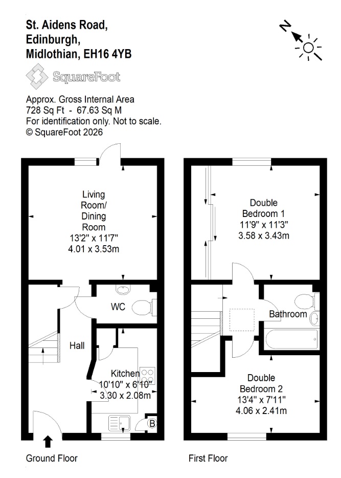 23, St Aidens Road, Edinburgh floorplan