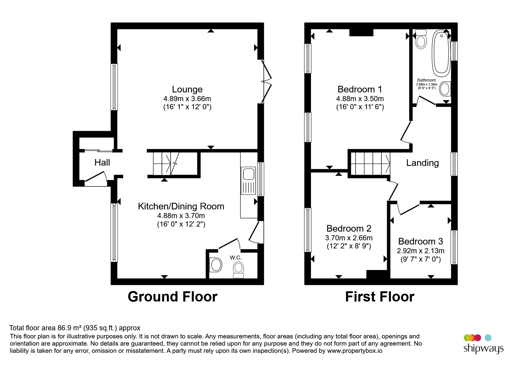 12, White City Road, Brierley Hill floorplan