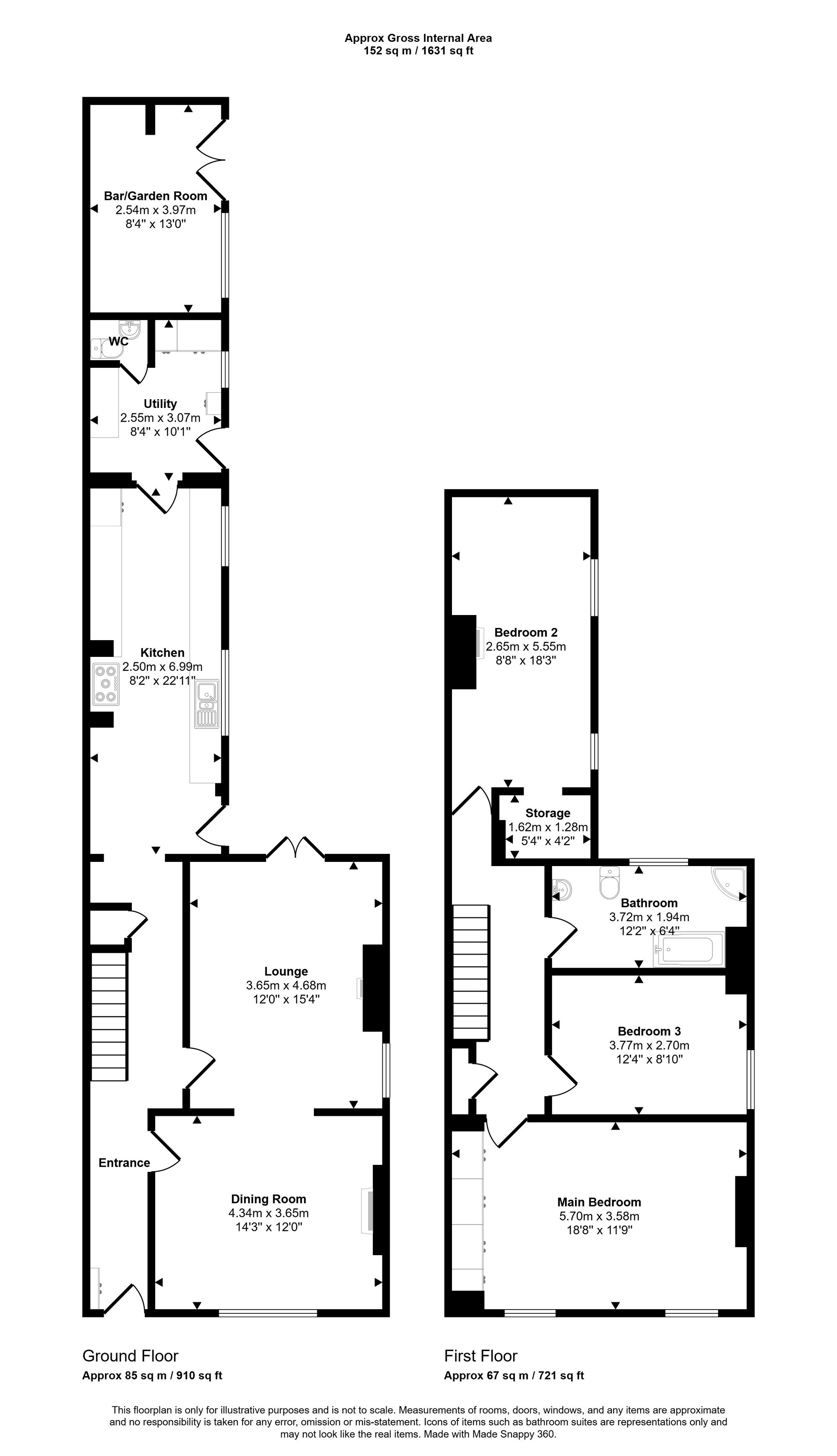 309 Manchester Road, Wigan floorplan