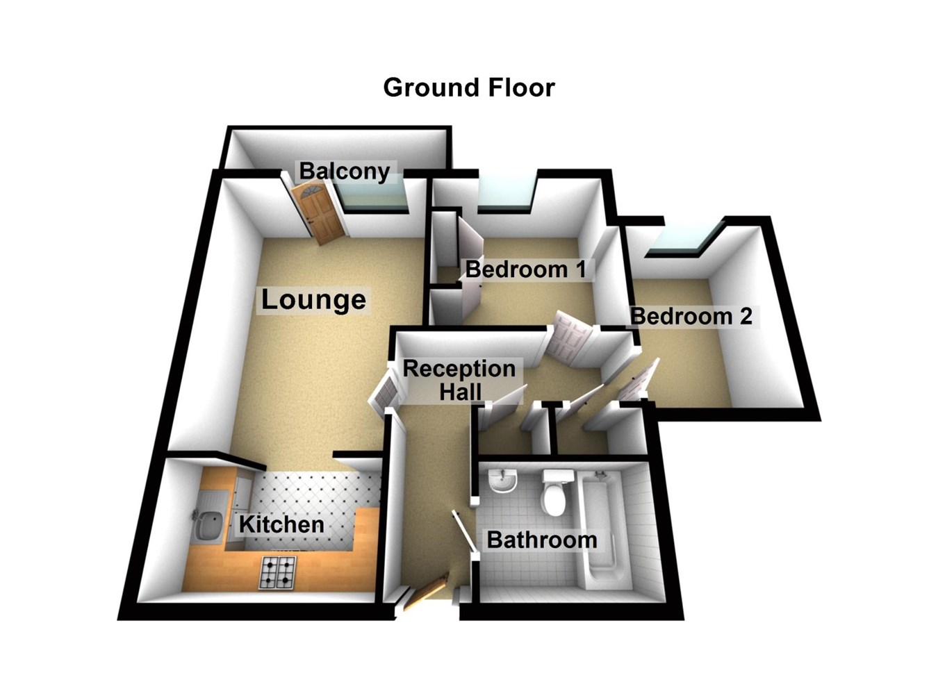 2 Bedrooms Flat for sale in Taverners Way, Hoddesdon EN11
