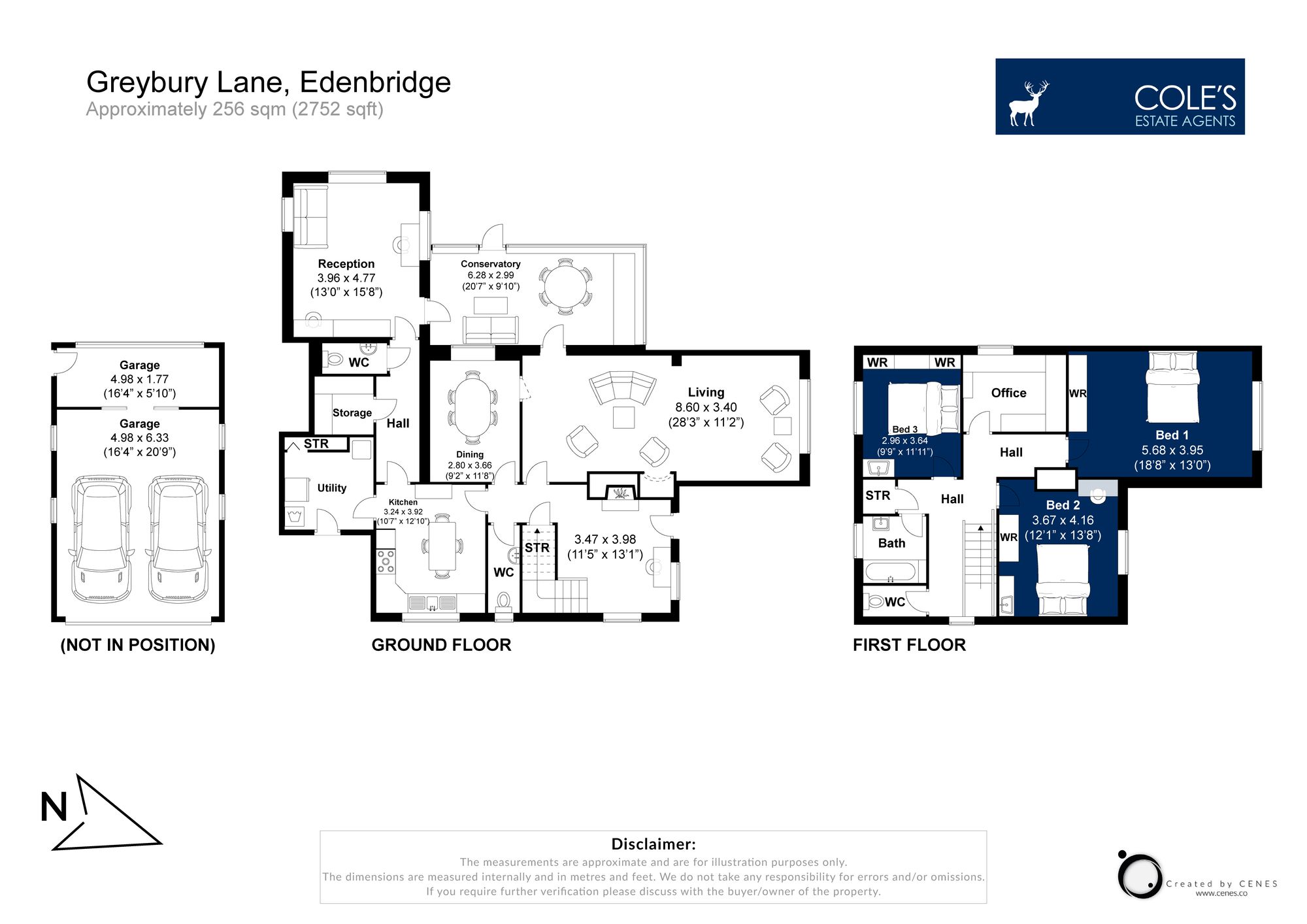 Hunters Hill Greybury Lane, Edenbridge floorplan