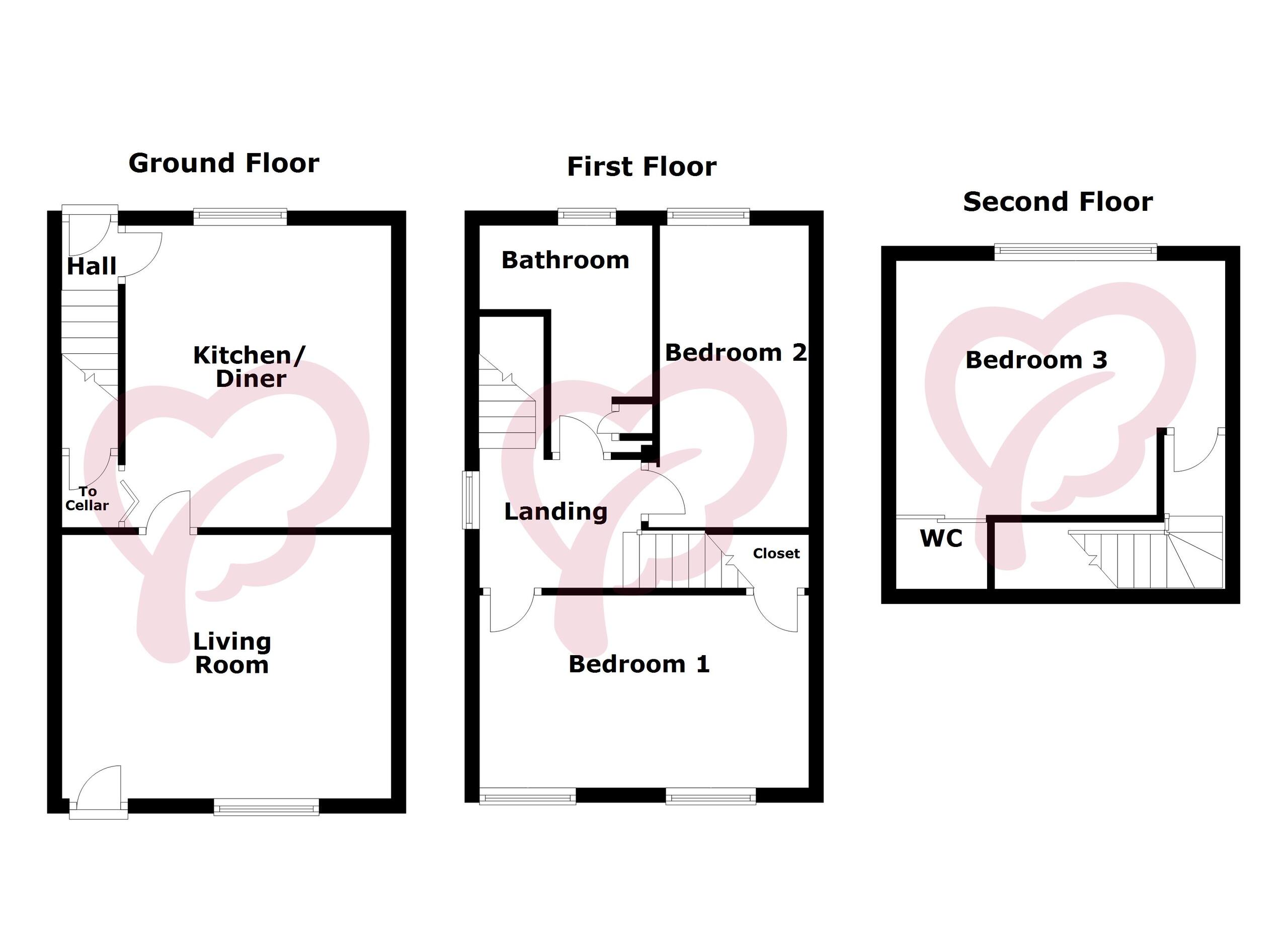 1 The Overcroft, School Lane, Wakefield floorplan