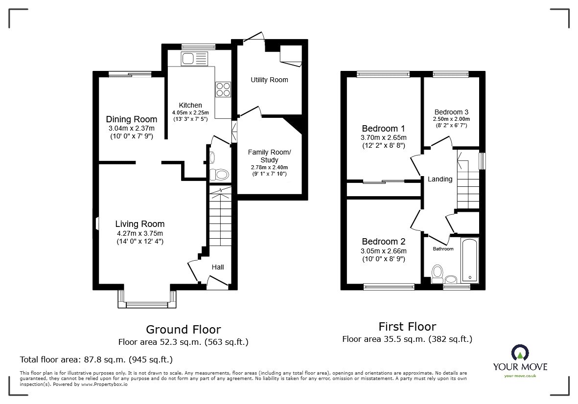25, Parc Hafod, Llanymynech floorplan
