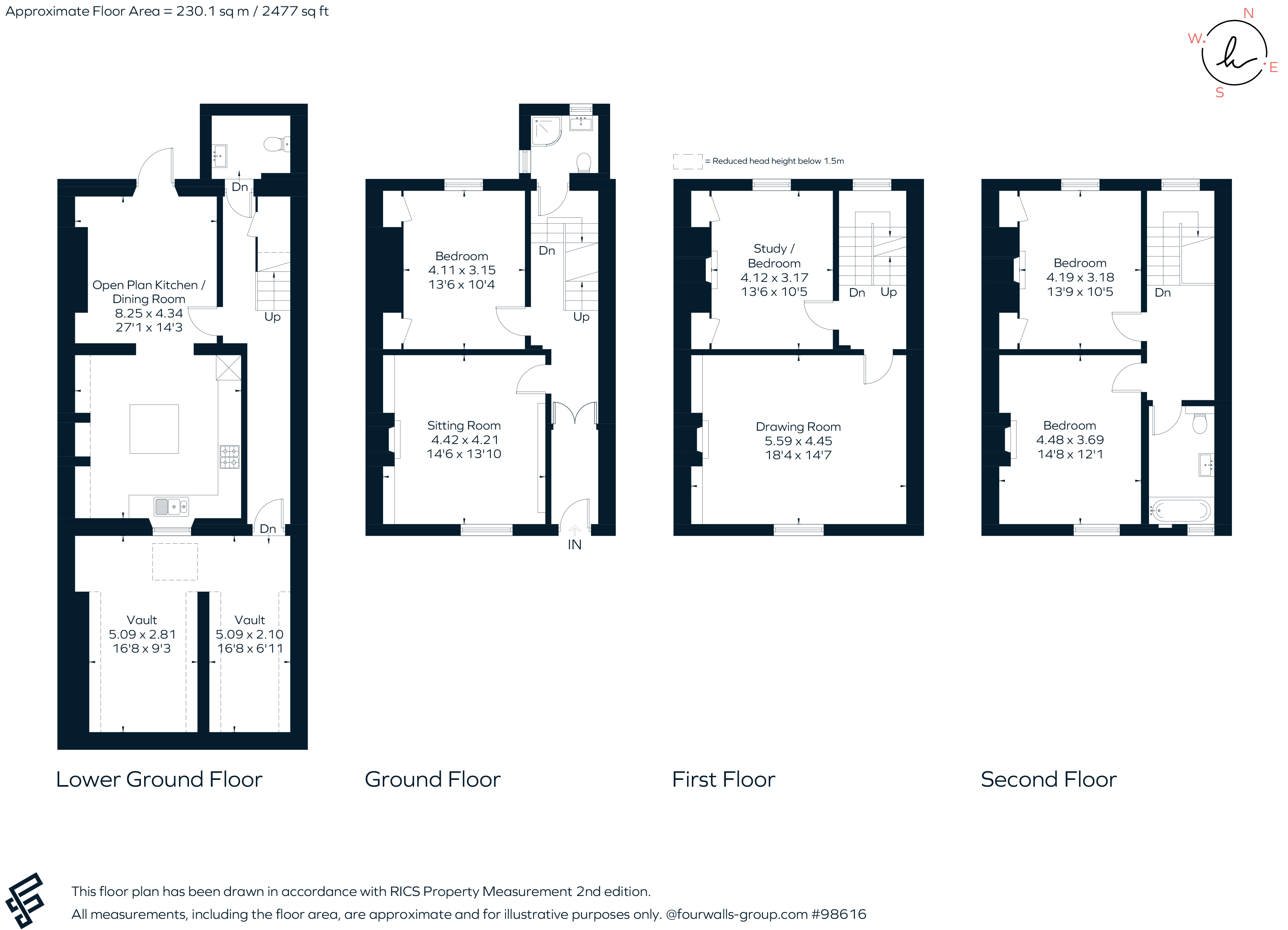 5, Southcot Place, Bath floorplan