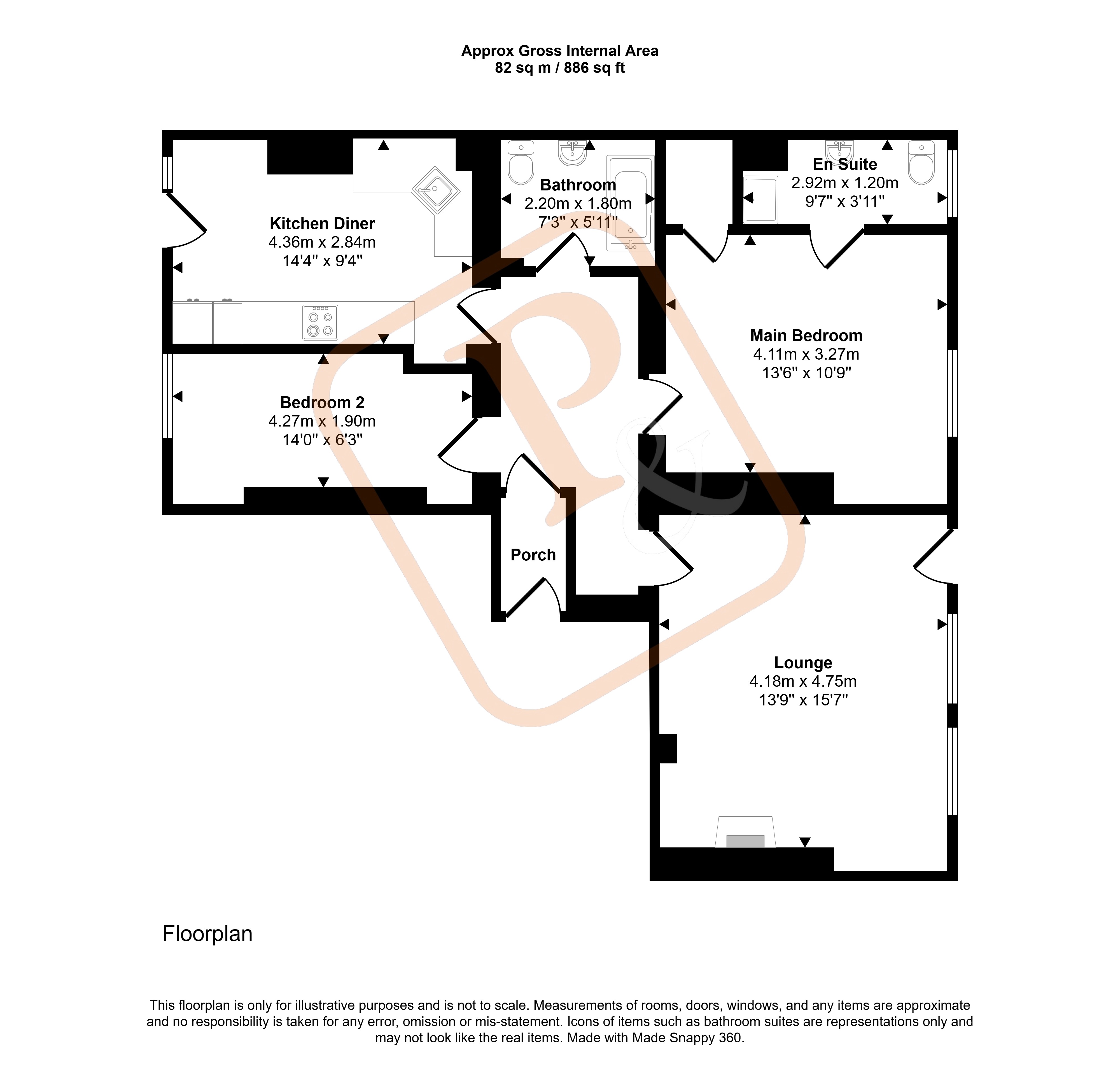 Flat 1, St. Mary's Terrace 25-29,, Lexden Road, Essex floorplan