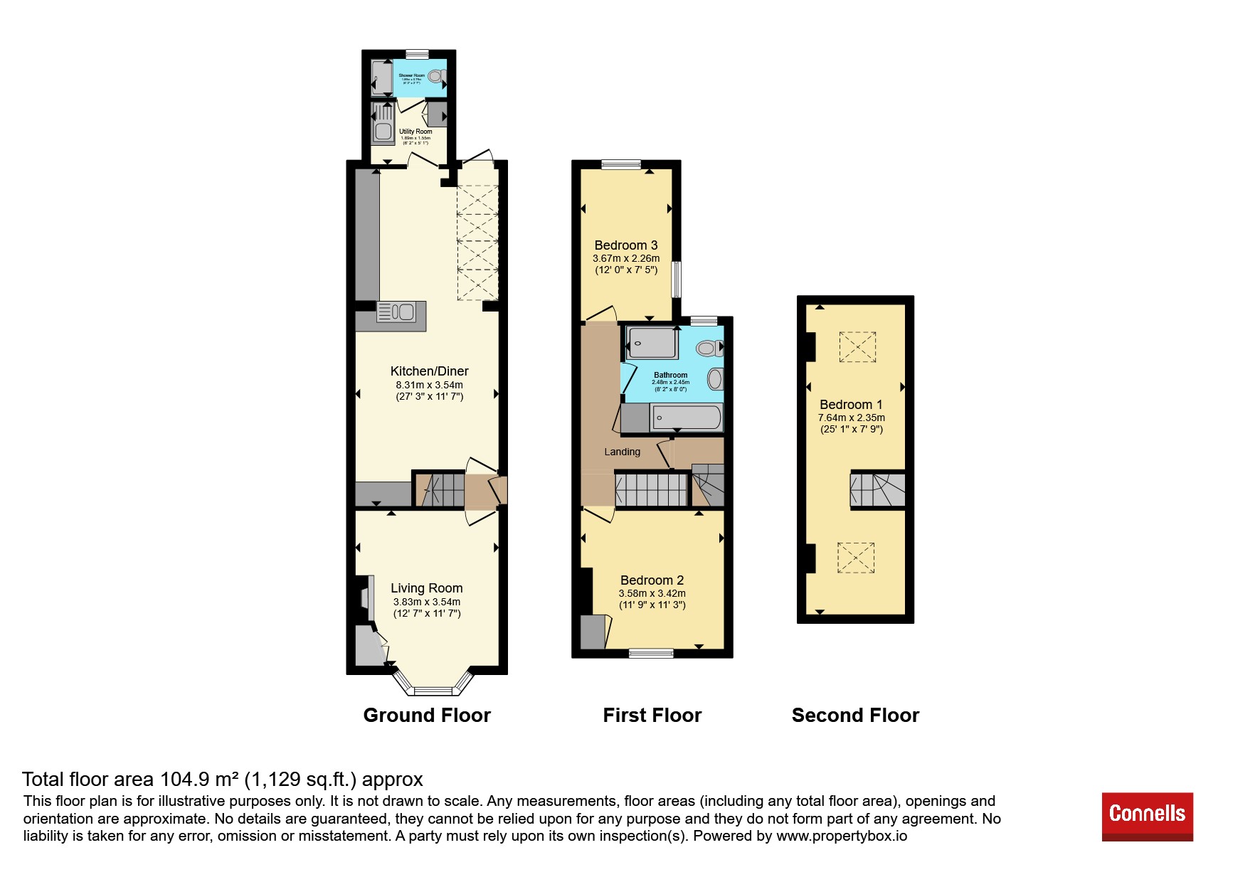 15, Hill View Road, Tunbridge Wells floorplan