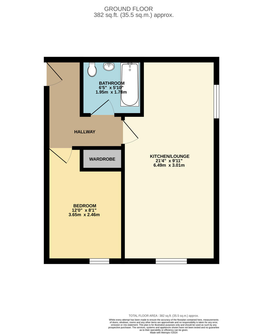 Flat 4, 12, Henry Bird Way, Northampton floorplan