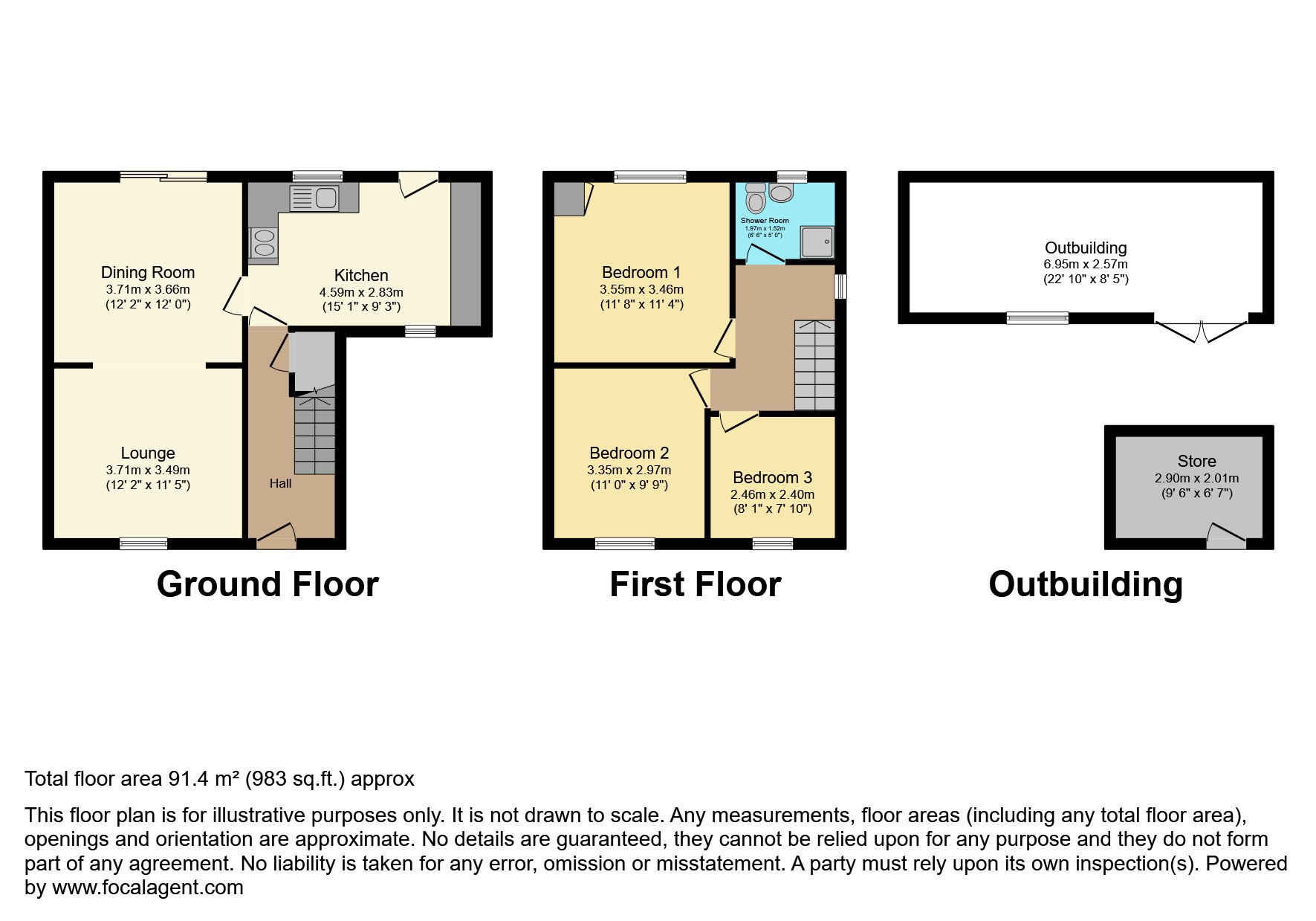 104, The Crofts, Wigton floorplan