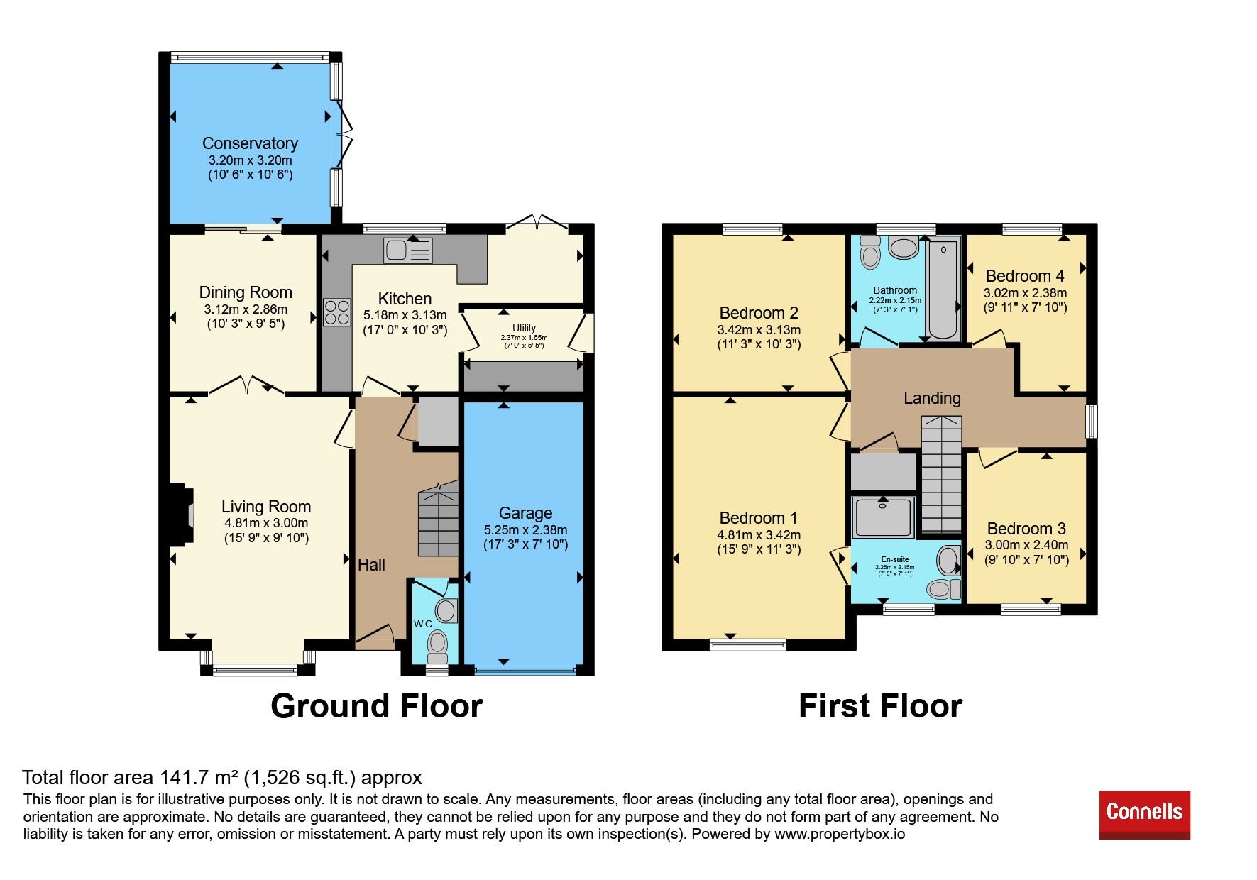41, Burnham Drive, Leicester floorplan