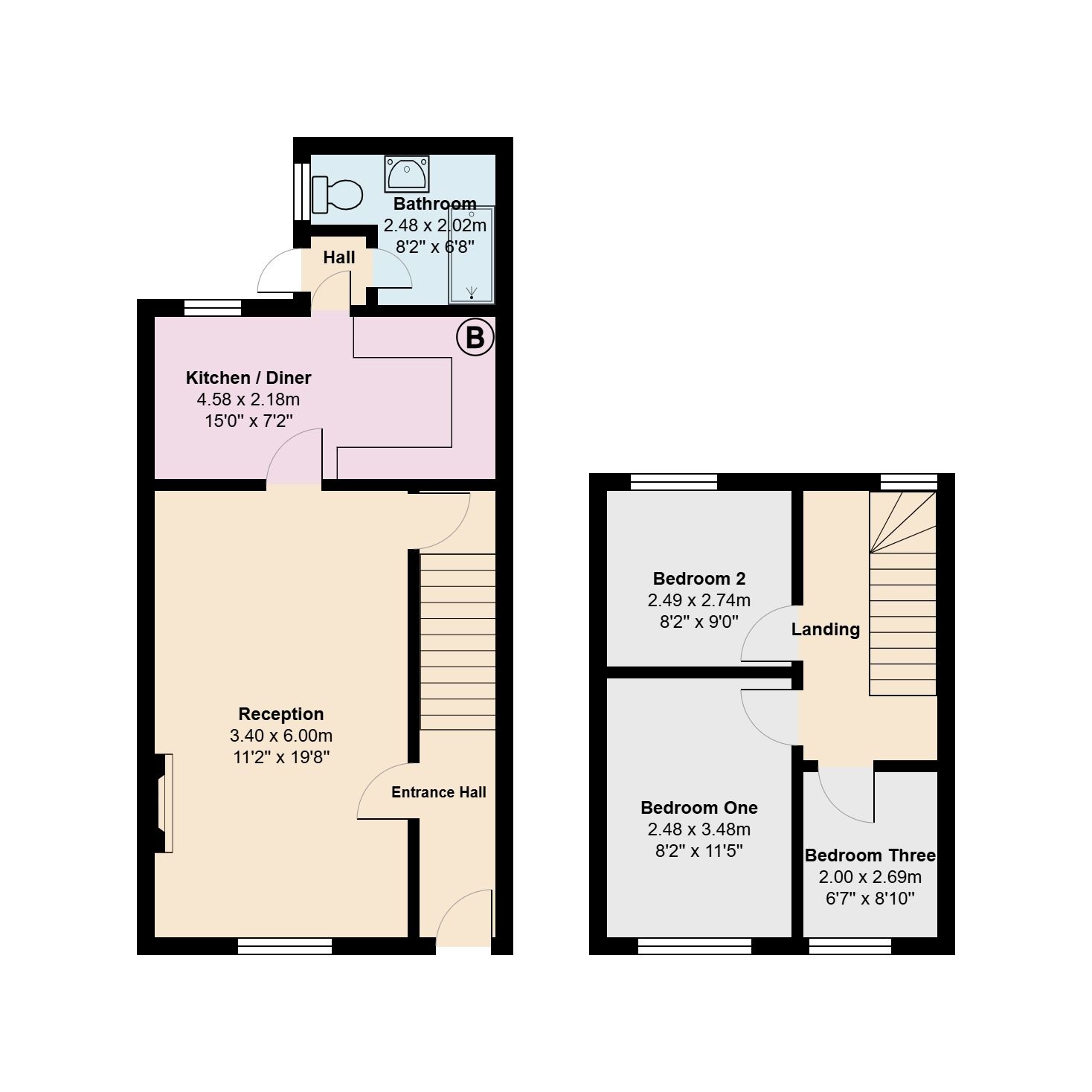 54 Marian Street, Bridgend floorplan
