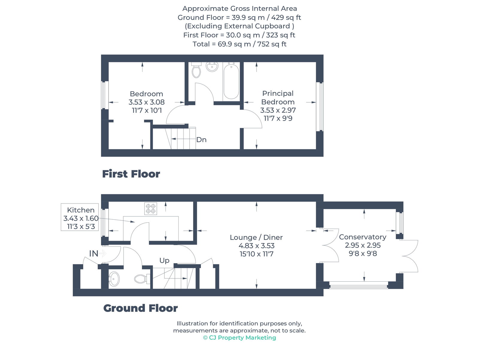 46, Thompson Way, Rickmansworth floorplan