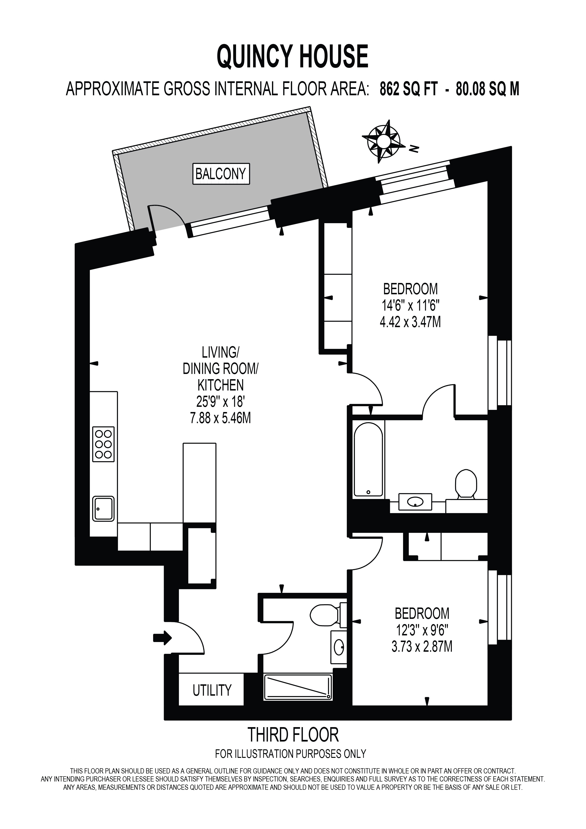 E.A.03.02 Quincy House, The Brentford Project, Brentford floorplan