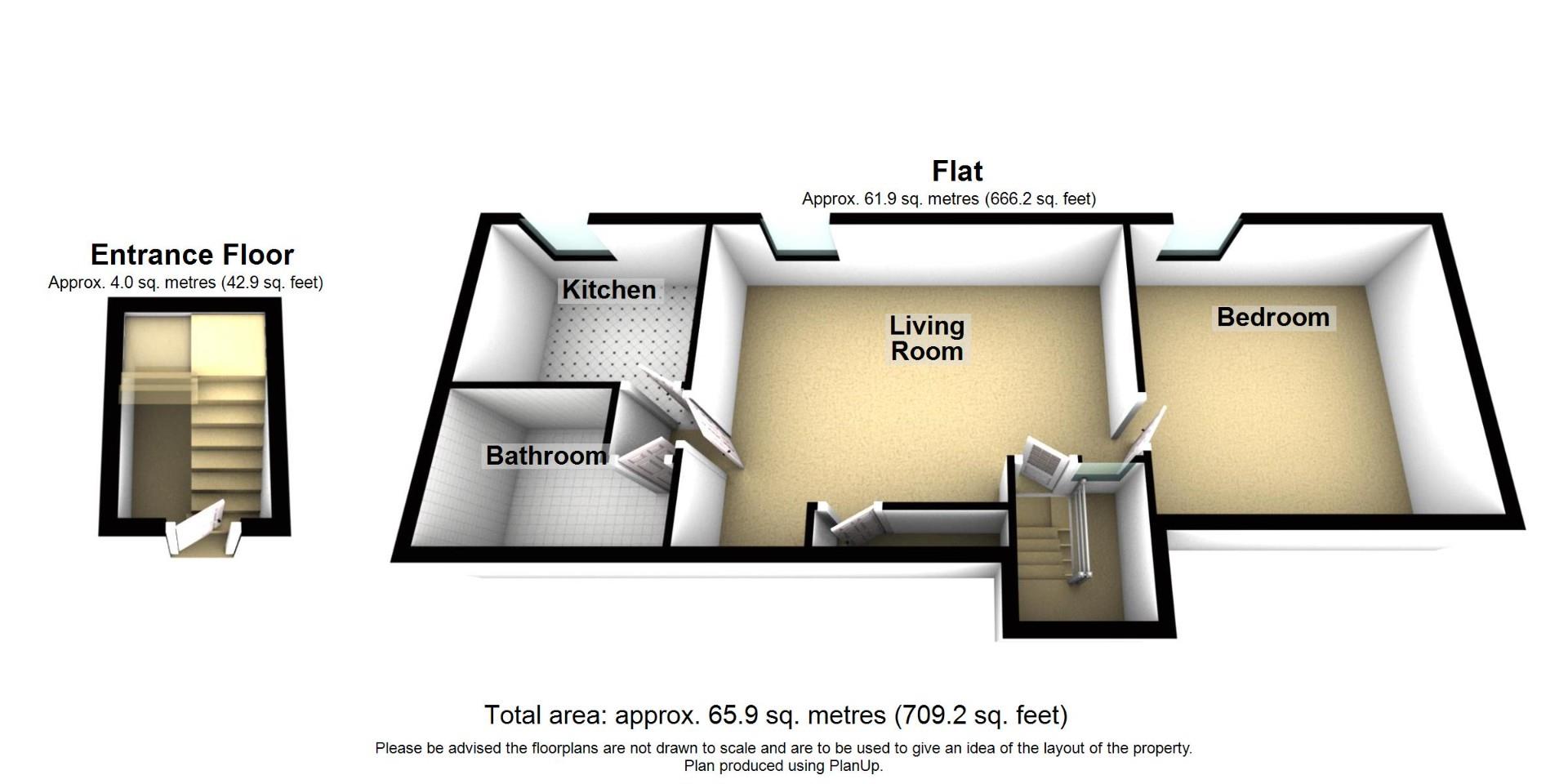 Flat 3, 9, Argyle Street, Tynemouth floorplan