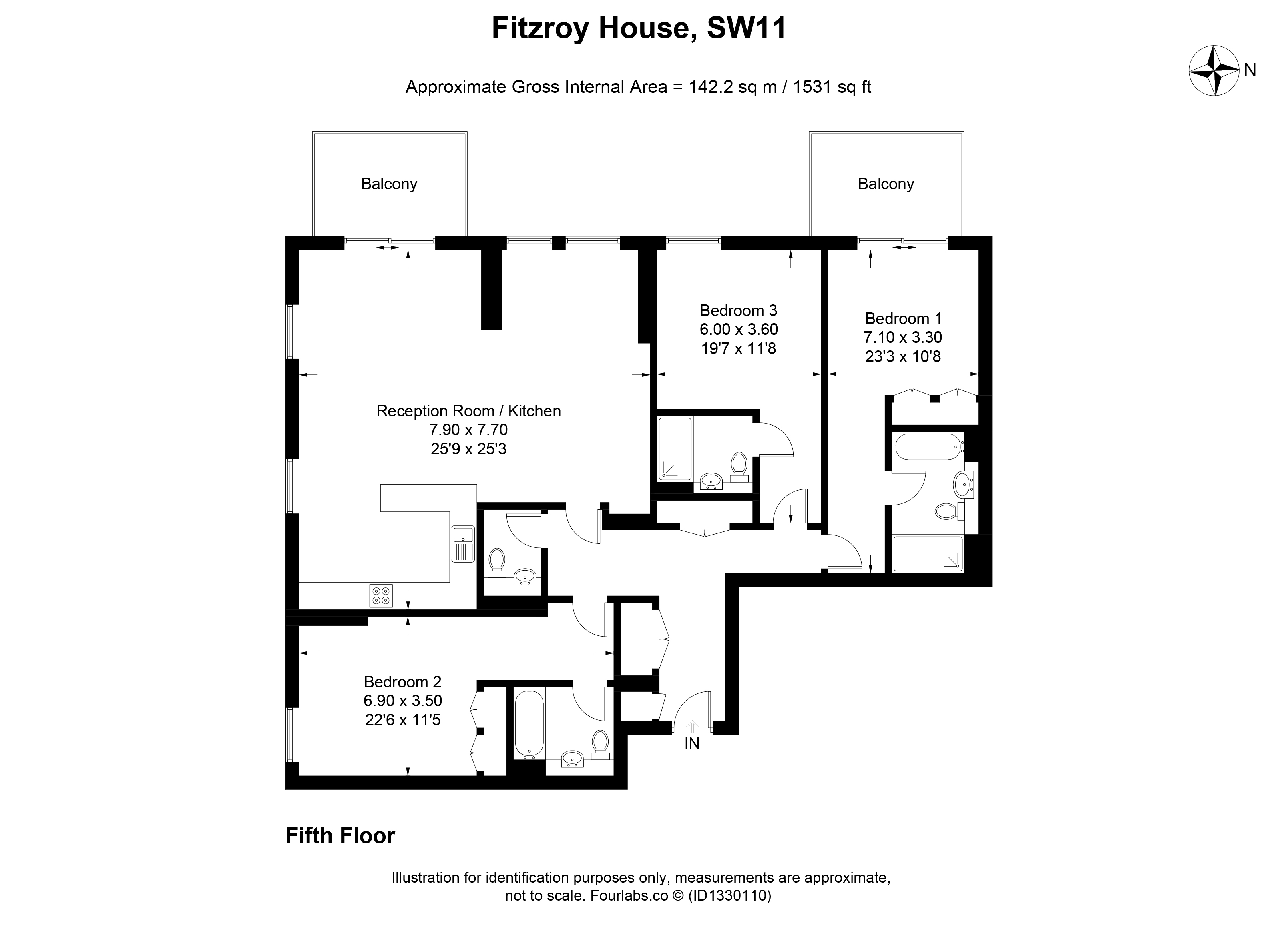6, Palmer Road, London floorplan