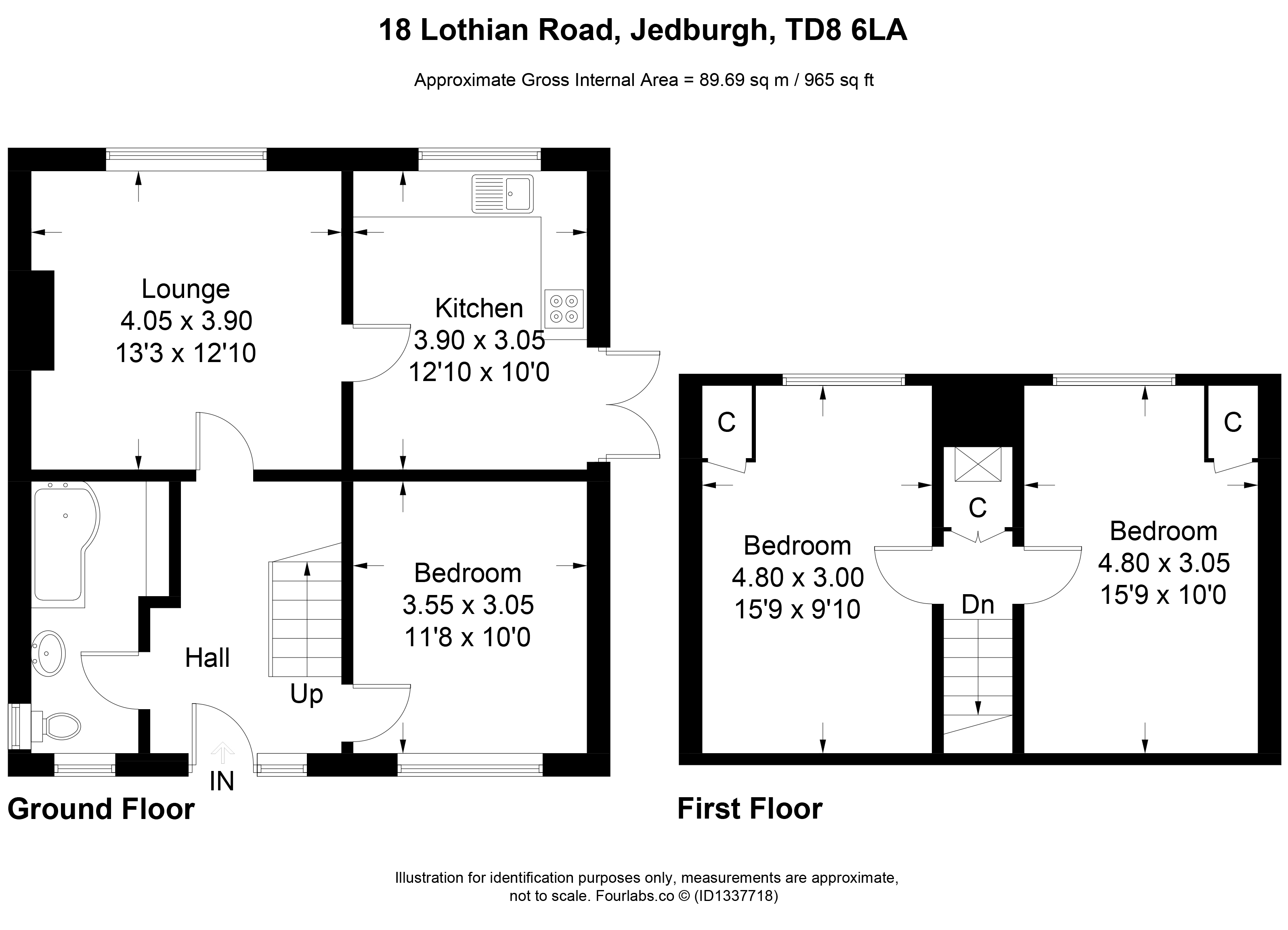 18, Lothian Road, Jedburgh floorplan